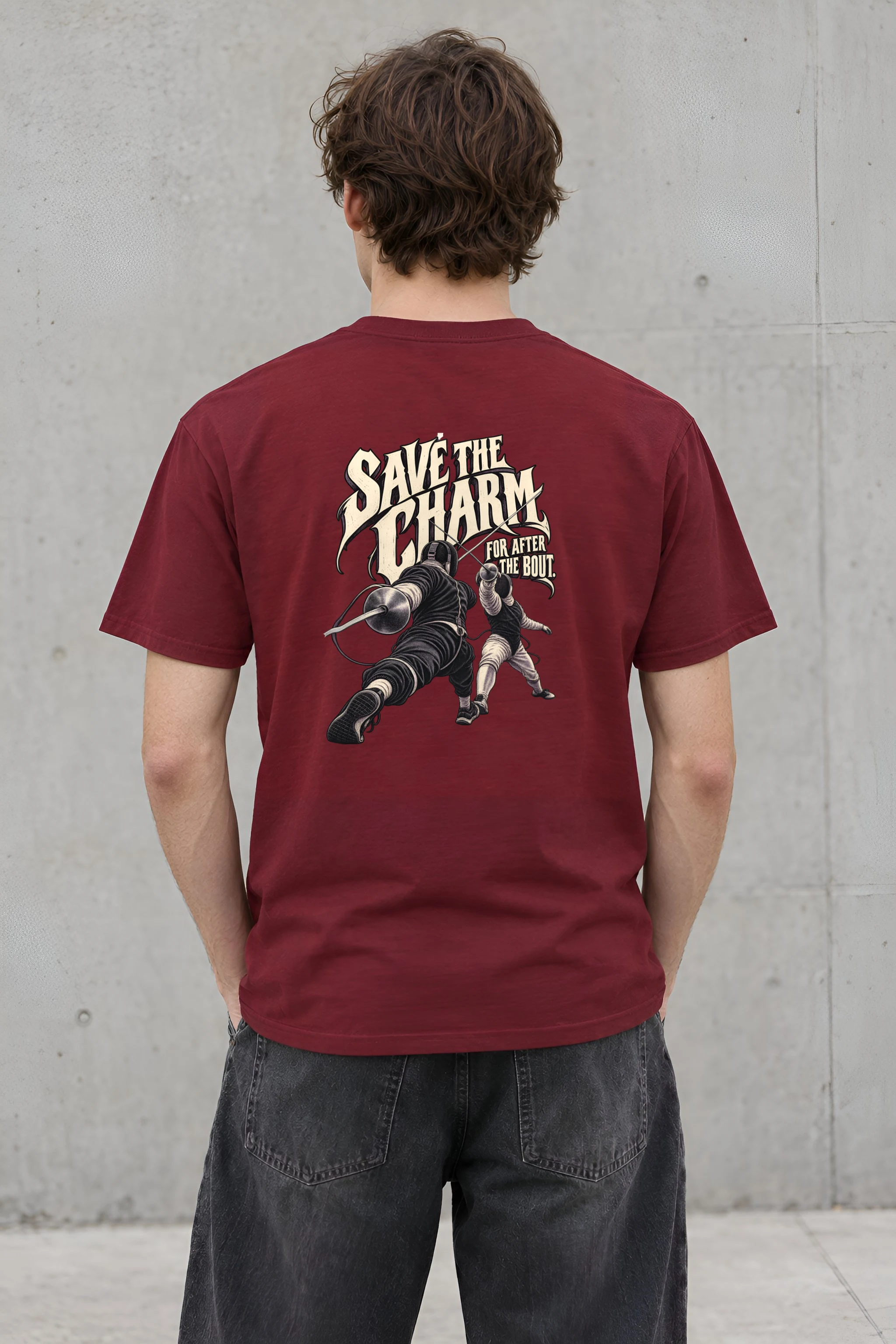 "Save The Charm" Heavyweight Unisex Crewneck T-shirt