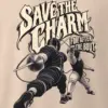 "Save the Charm" Men's Oversized Heavyweight Crewneck T-Shirt
