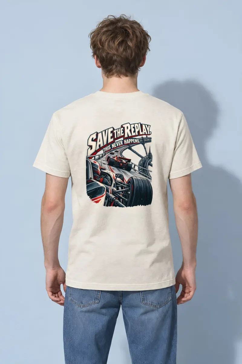 “Save The Replay” Heavyweight Unisex Crewneck T-shirt