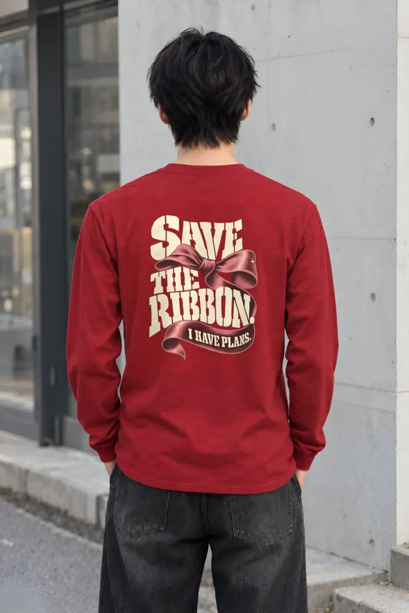 "Save The Ribbon" Unisex Longsleeve T-shirt