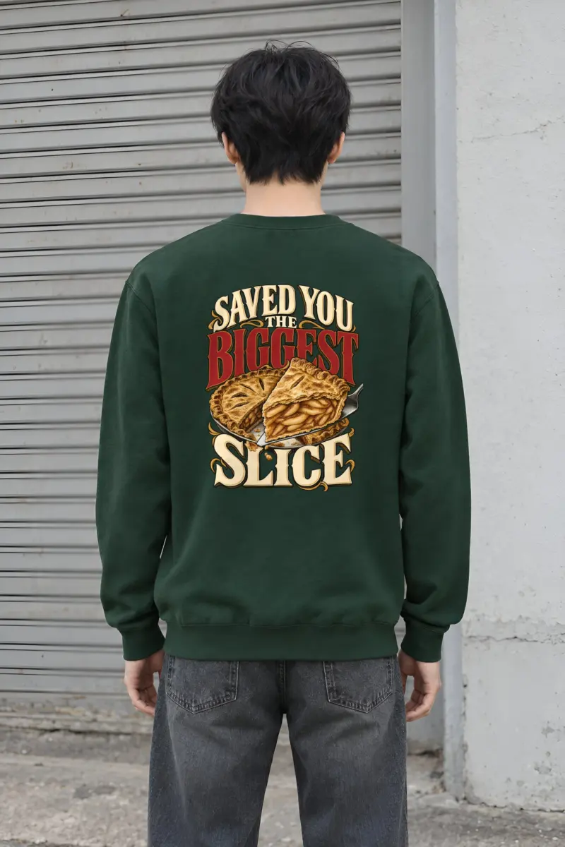 "Saved You The Biggest Slice" Heavy Blend Unisex Crewneck Sweatshirt