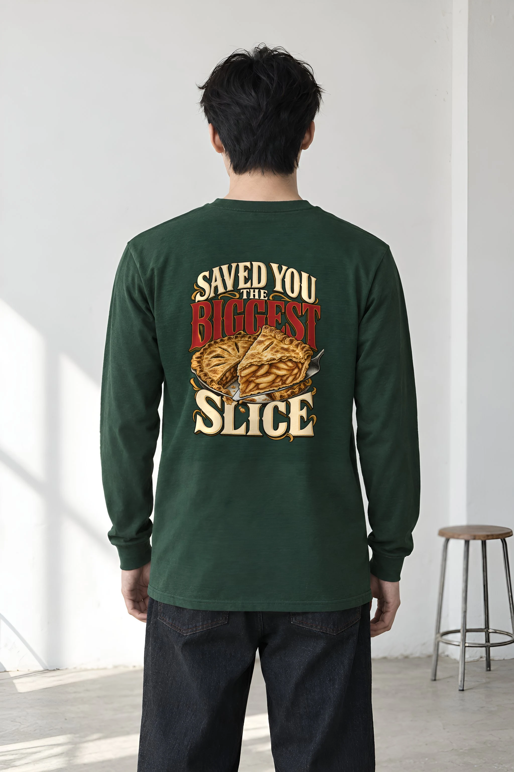 "Saved You The Biggest Slice" Unisex Longsleeve T-shirt