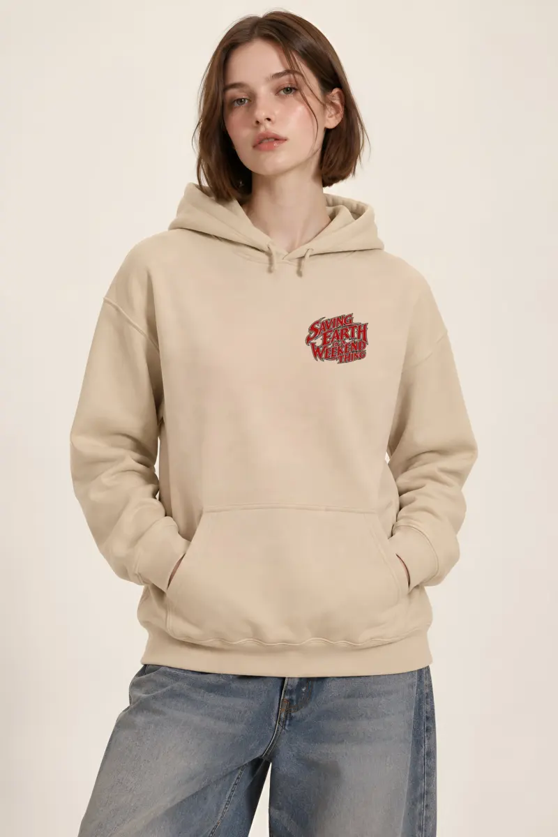 "Saving Earth Is a Weekend Thing" Heavy Blend Unisex Pullover Hoodie