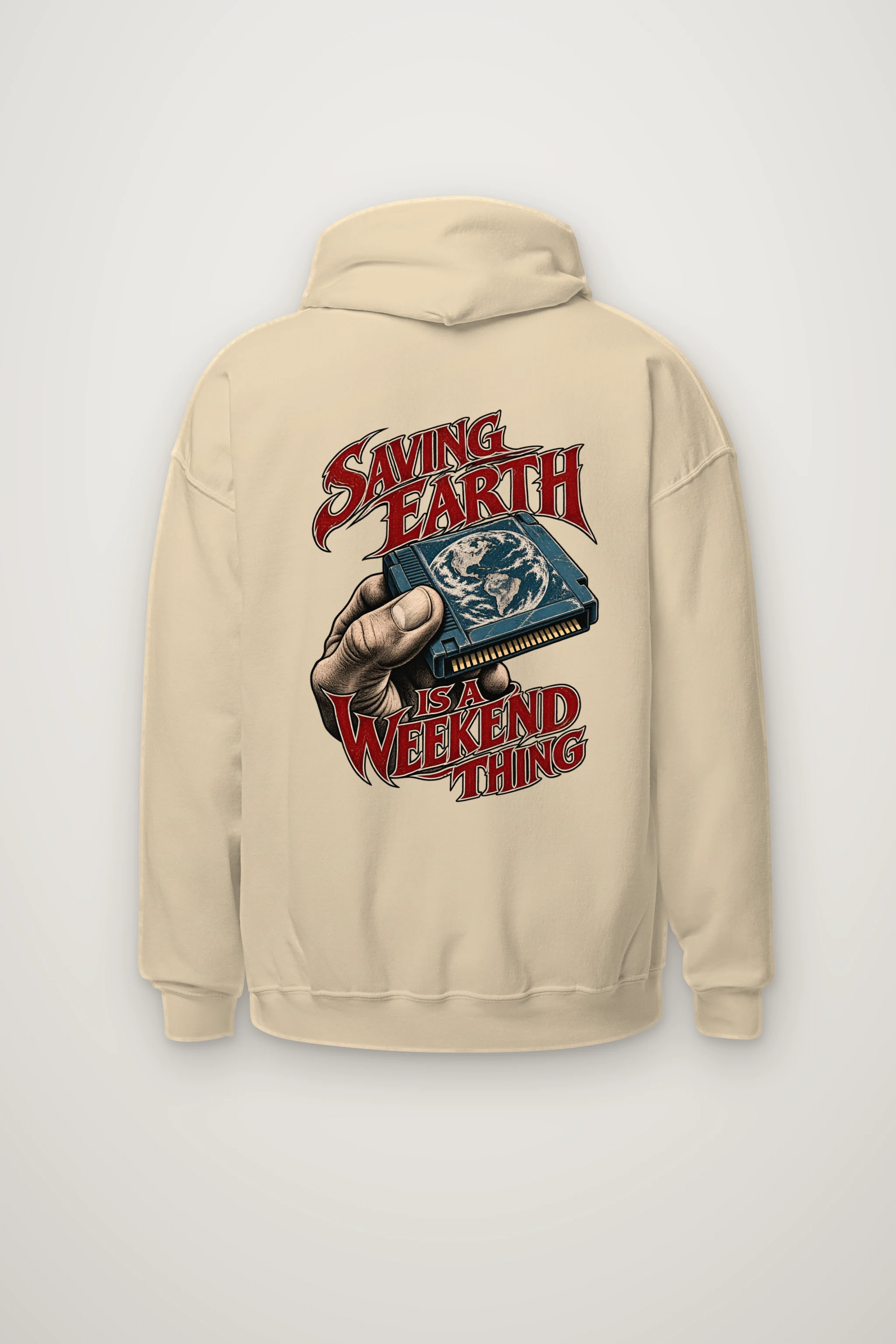 "Saving Earth Is a Weekend Thing" Heavy Blend Unisex Pullover Hoodie