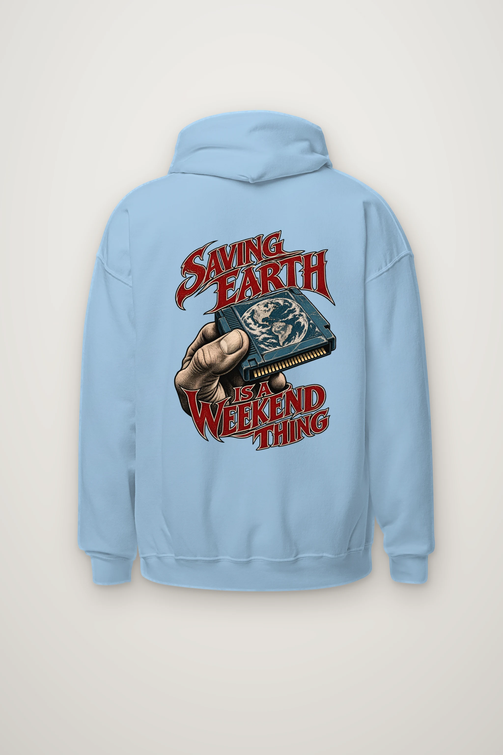 "Saving Earth Is a Weekend Thing" Heavy Blend Unisex Pullover Hoodie