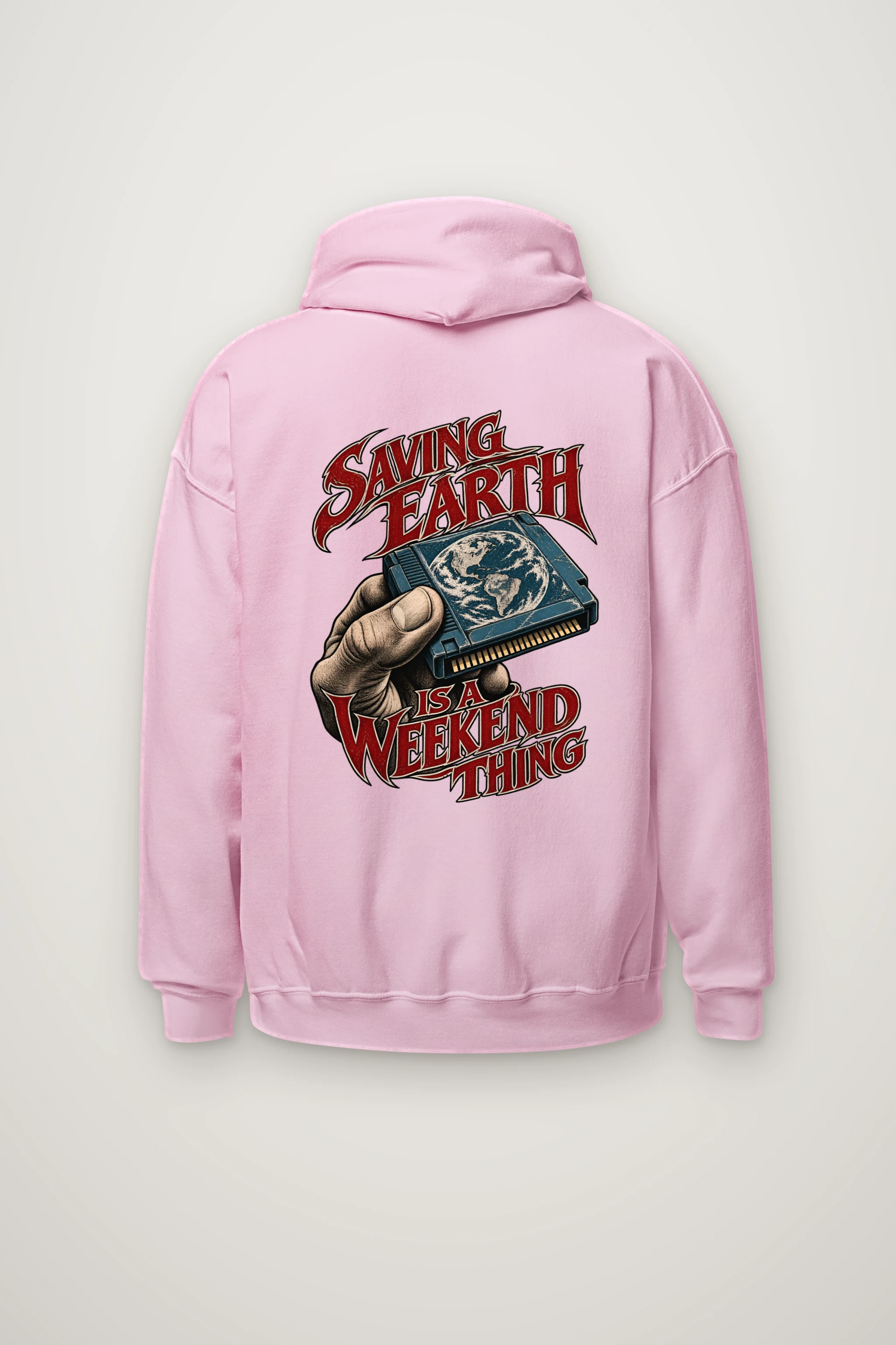 "Saving Earth Is a Weekend Thing" Heavy Blend Unisex Pullover Hoodie