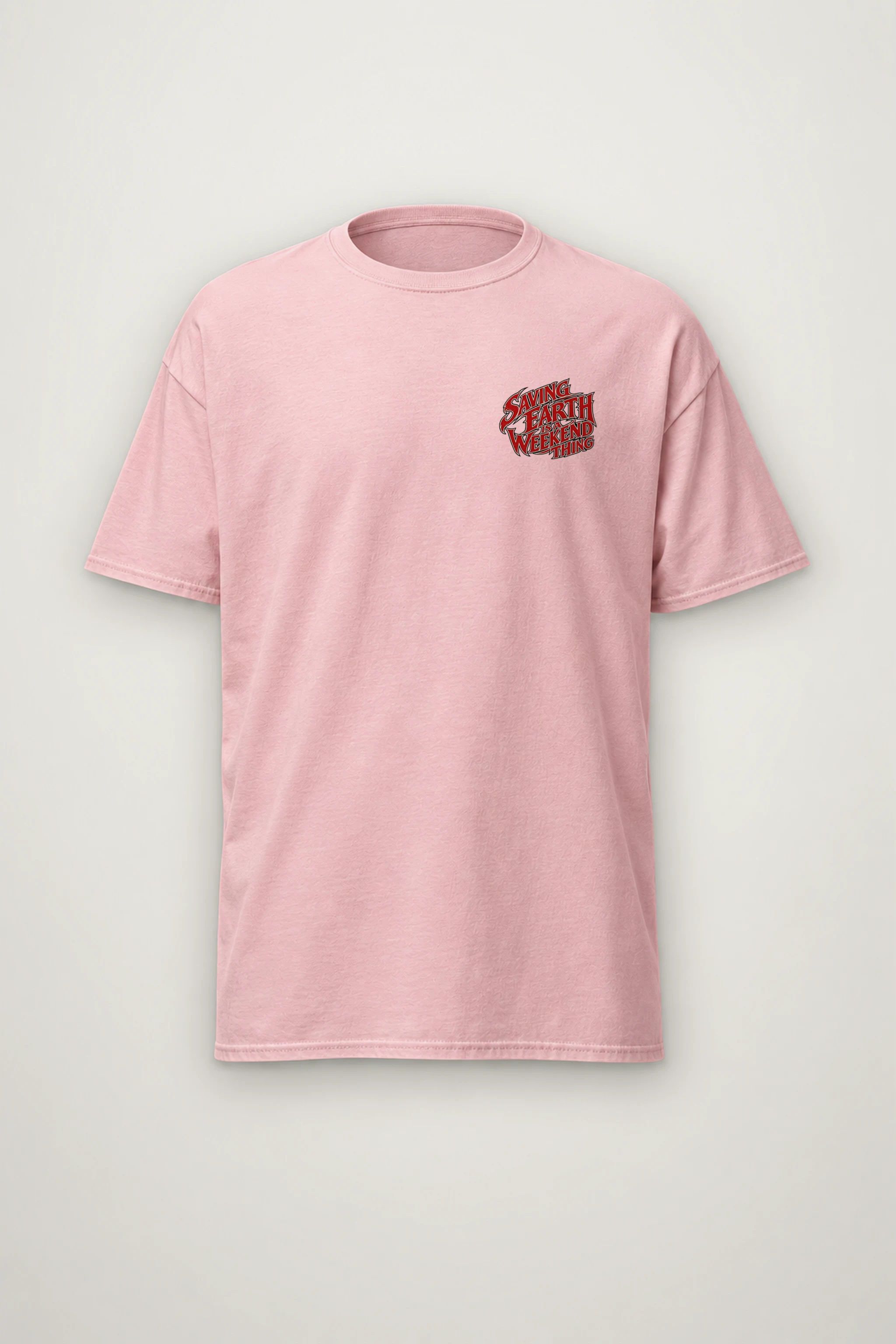 "Saving Earth Is a Weekend Thing" Heavyweight Unisex Crewneck T-shirt