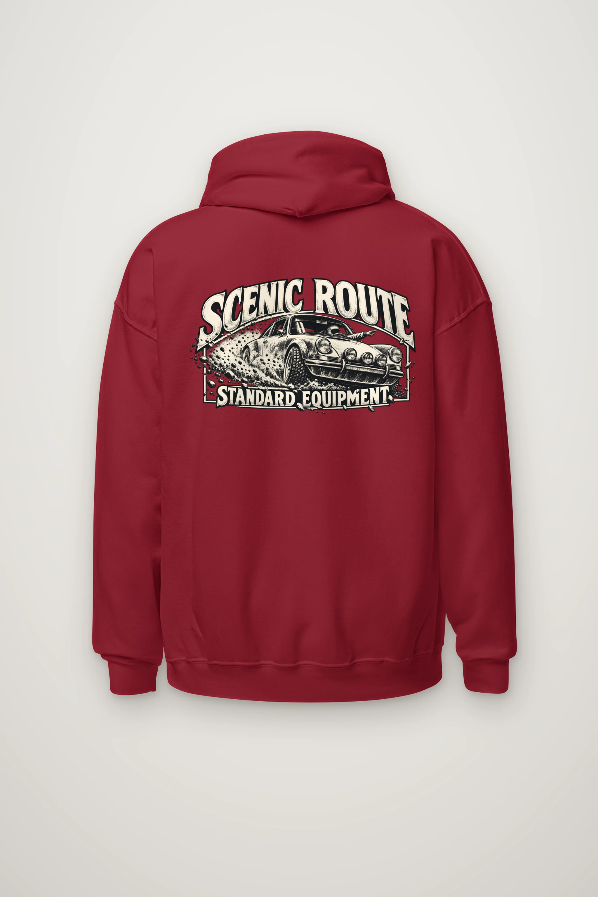 "Scenic Route Standard Equipment" Heavy Blend Unisex Pullover Hoodie