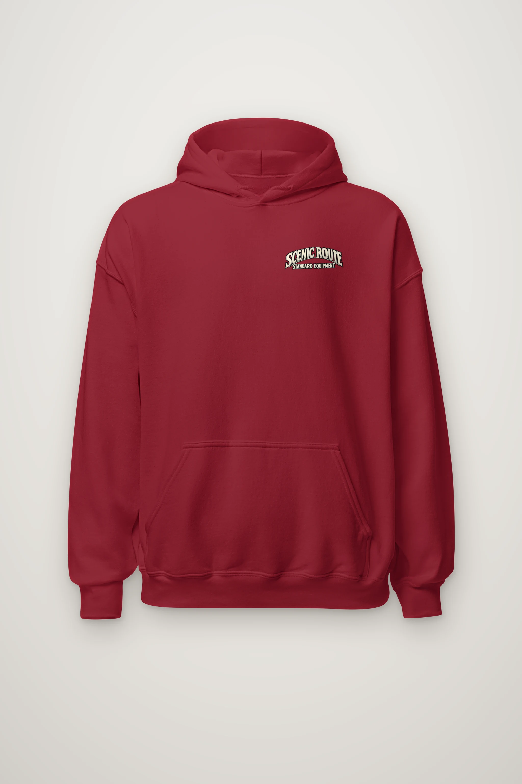 "Scenic Route Standard Equipment" Heavy Blend Unisex Pullover Hoodie