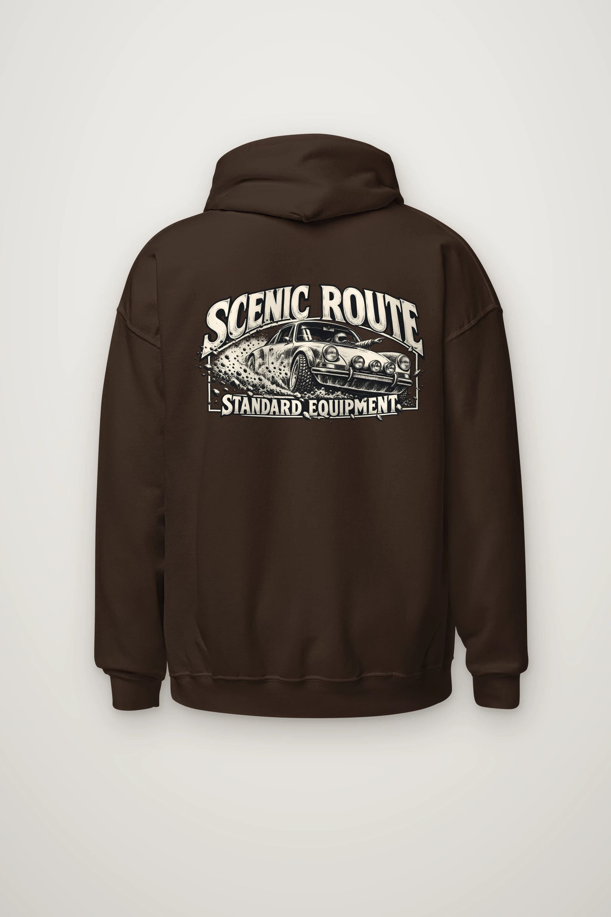 "Scenic Route Standard Equipment" Heavy Blend Unisex Pullover Hoodie