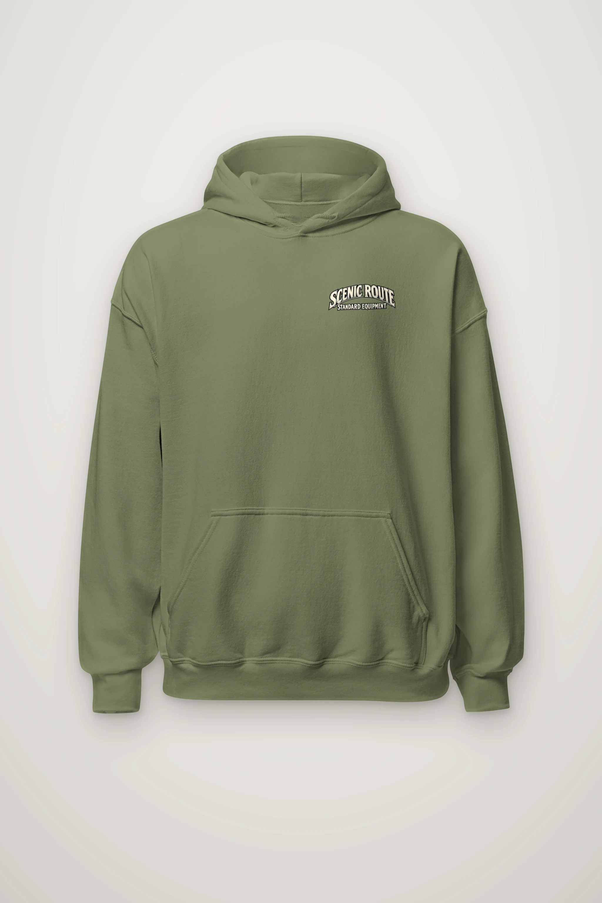"Scenic Route Standard Equipment" Heavy Blend Unisex Pullover Hoodie