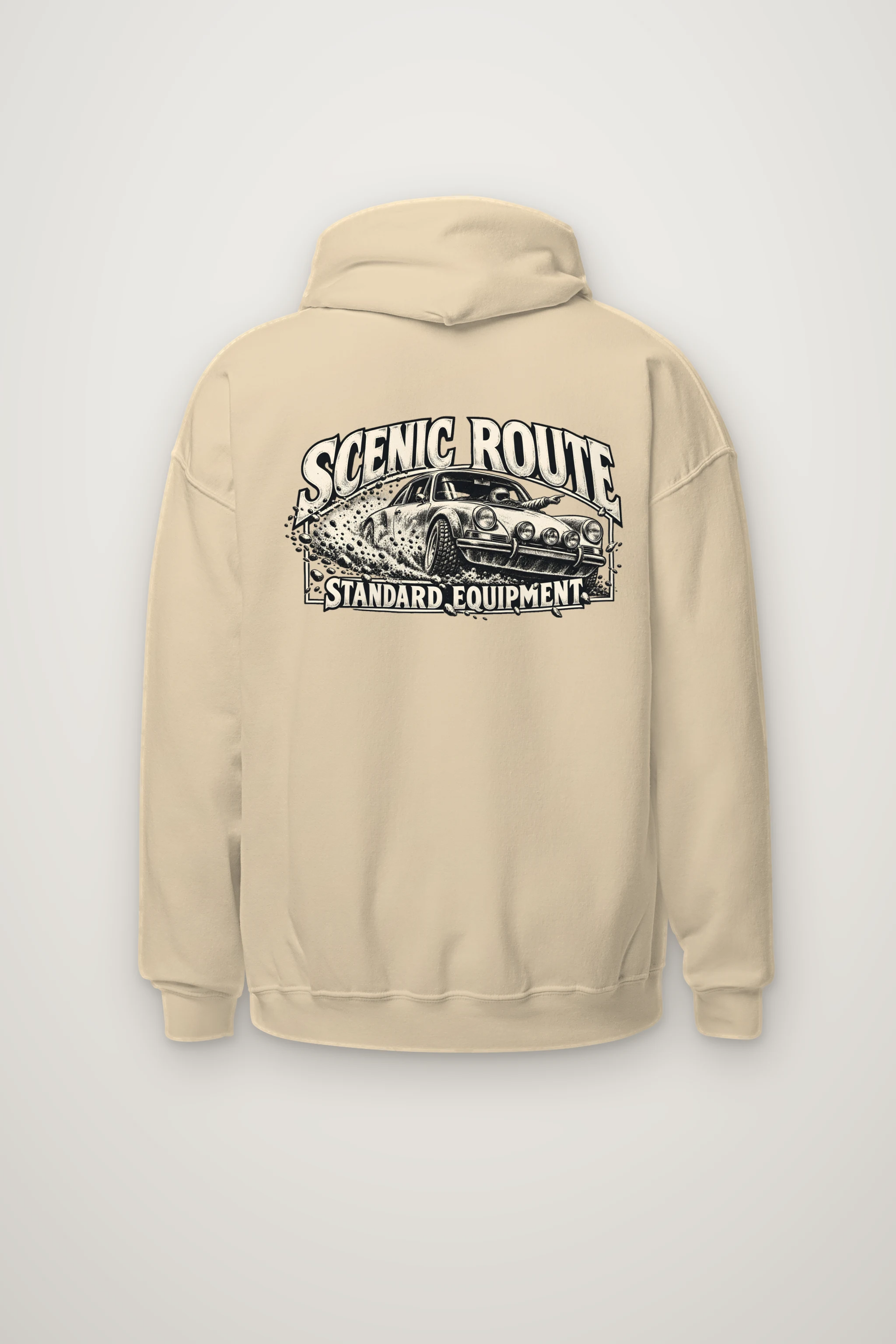 "Scenic Route Standard Equipment" Heavy Blend Unisex Pullover Hoodie