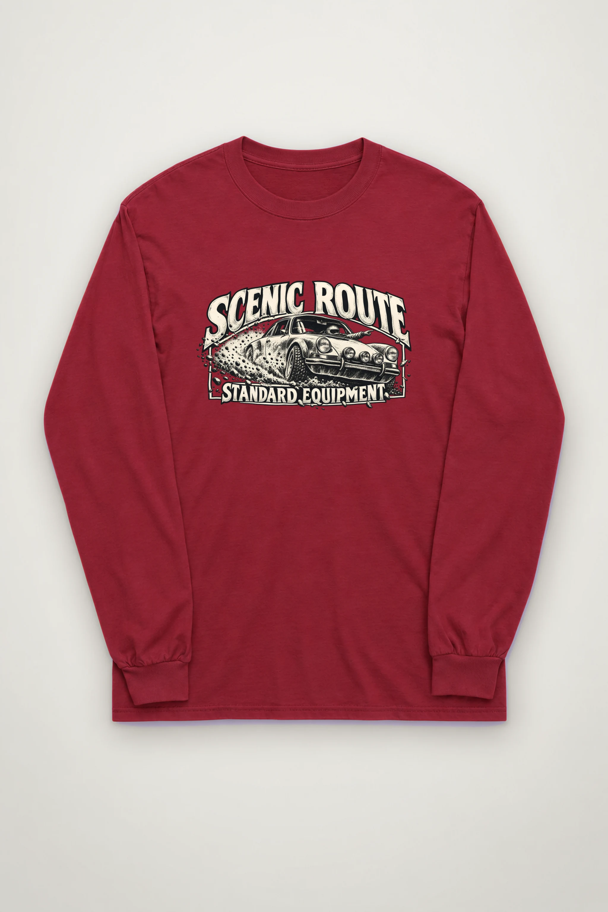 "Scenic Route Standard Equipment" Unisex Longsleeve T-shirt