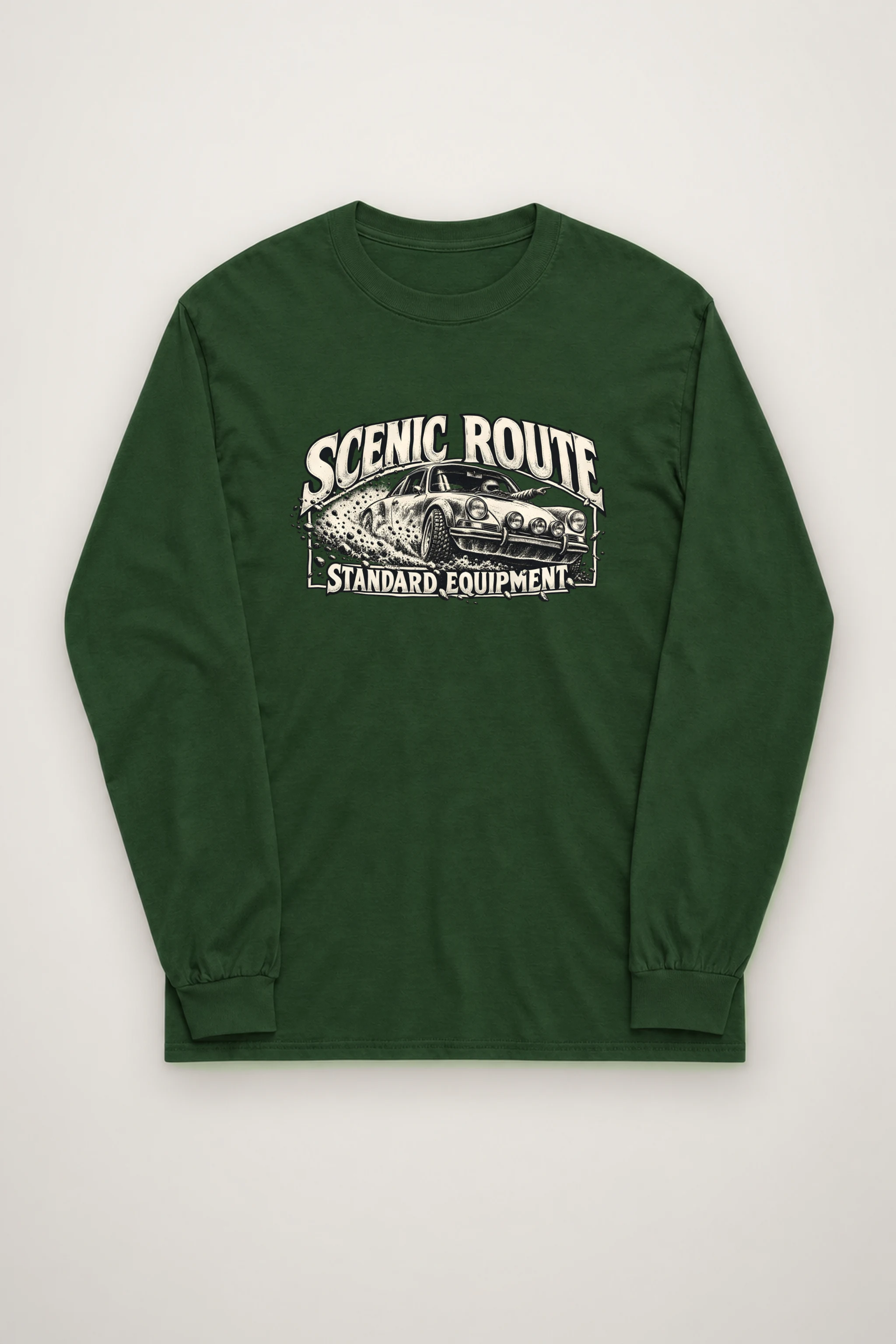 "Scenic Route Standard Equipment" Unisex Longsleeve T-shirt