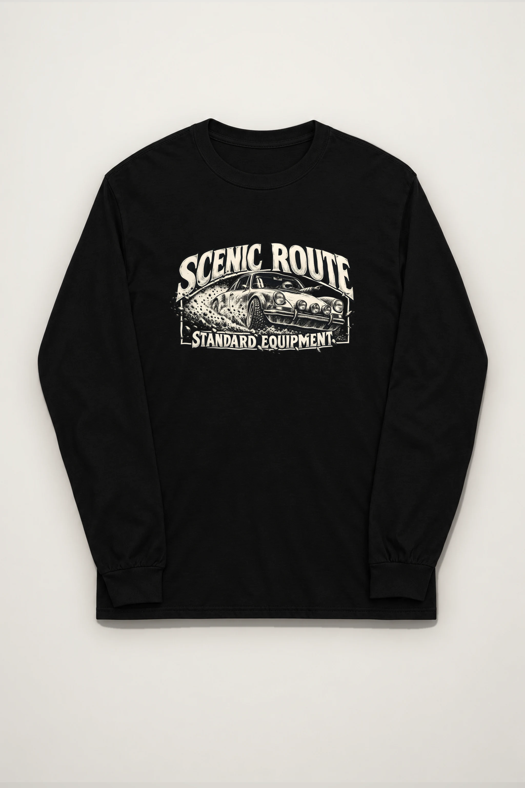 "Scenic Route Standard Equipment" Unisex Longsleeve T-shirt