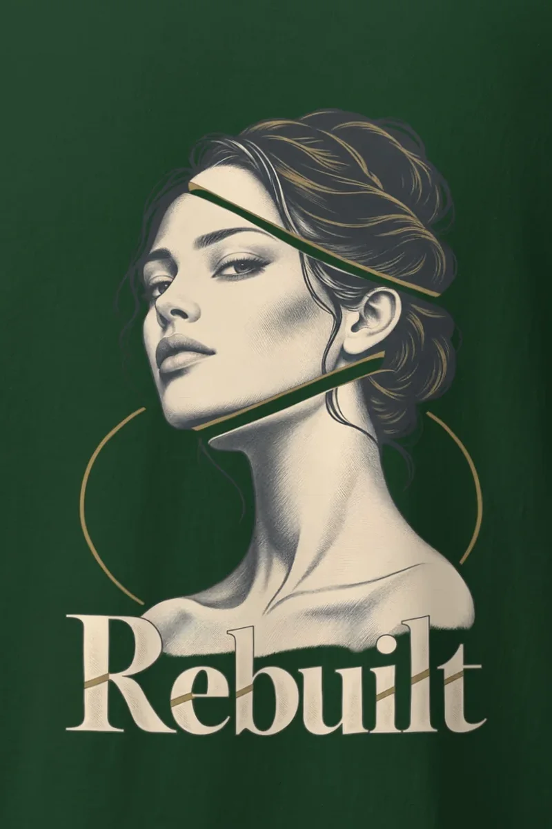"Sculptural Woman Study" Heavyweight Unisex Crewneck T-shirt