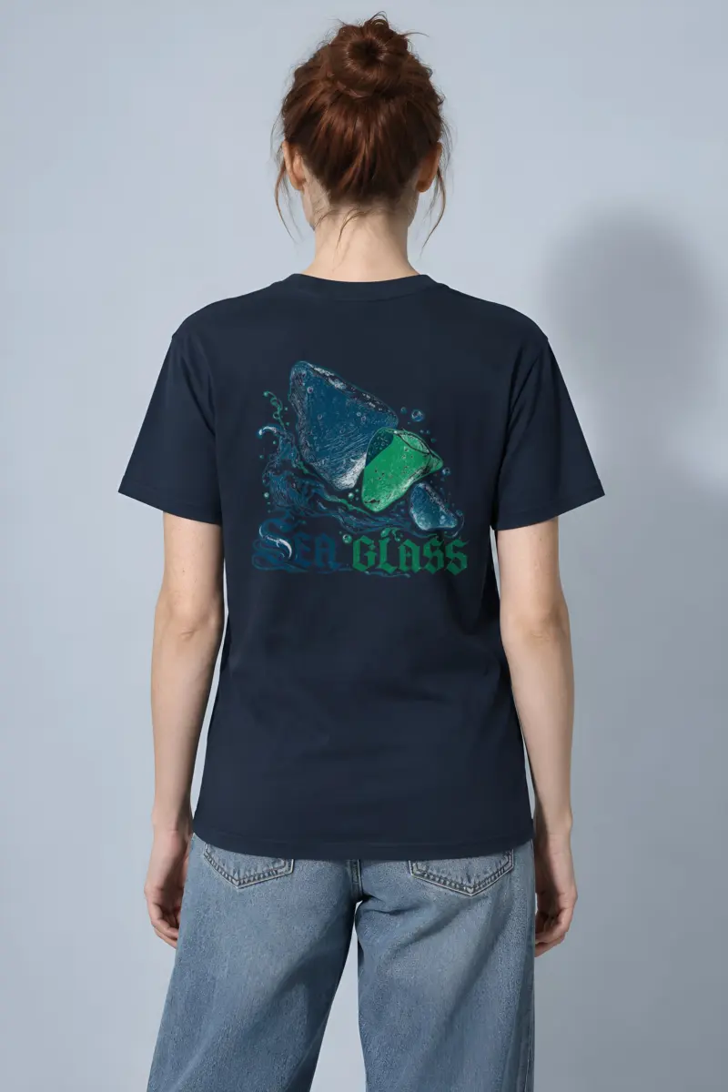"SEA GLASS" Heavyweight Unisex Crewneck T-shirt