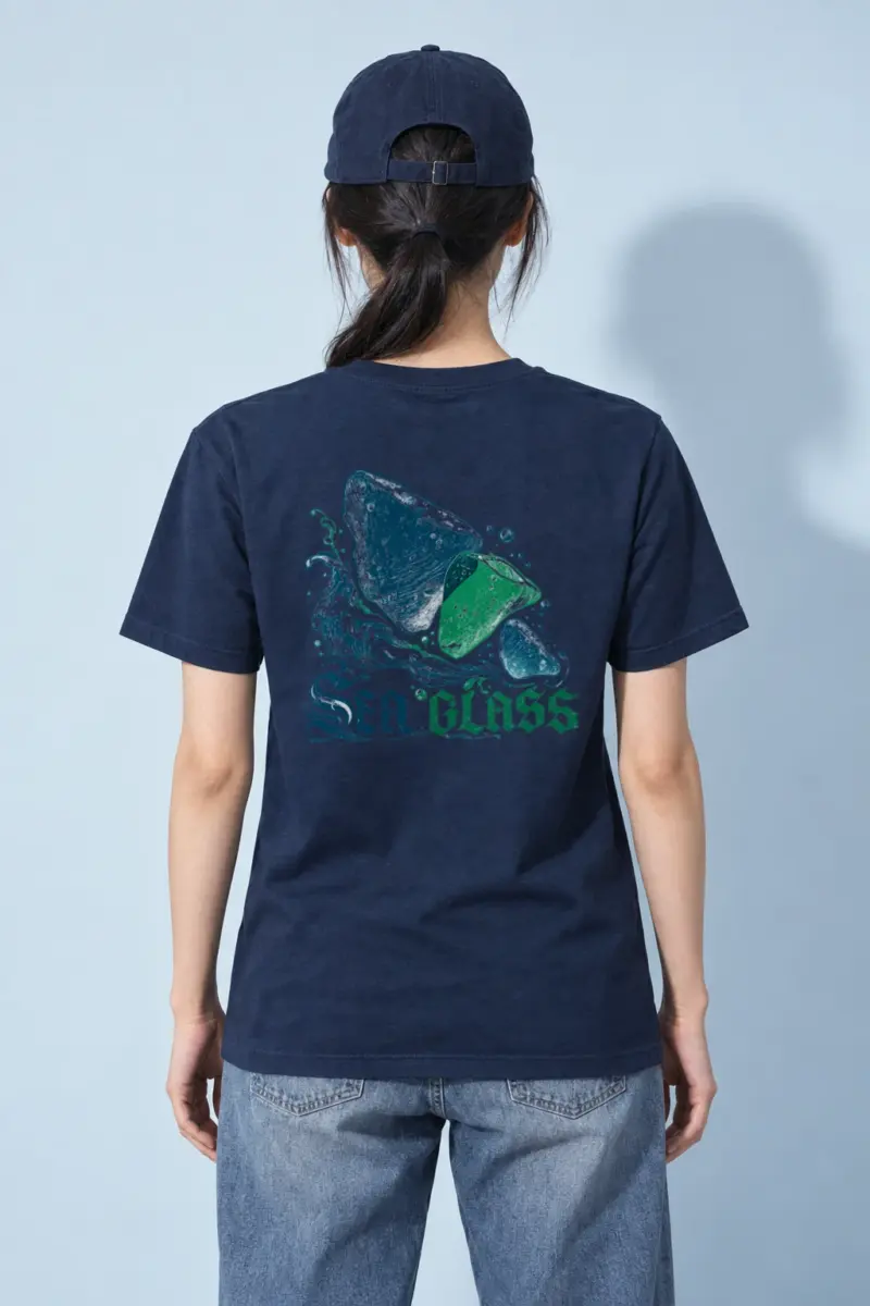 "SEA GLASS" Heavyweight Unisex Crewneck T-shirt