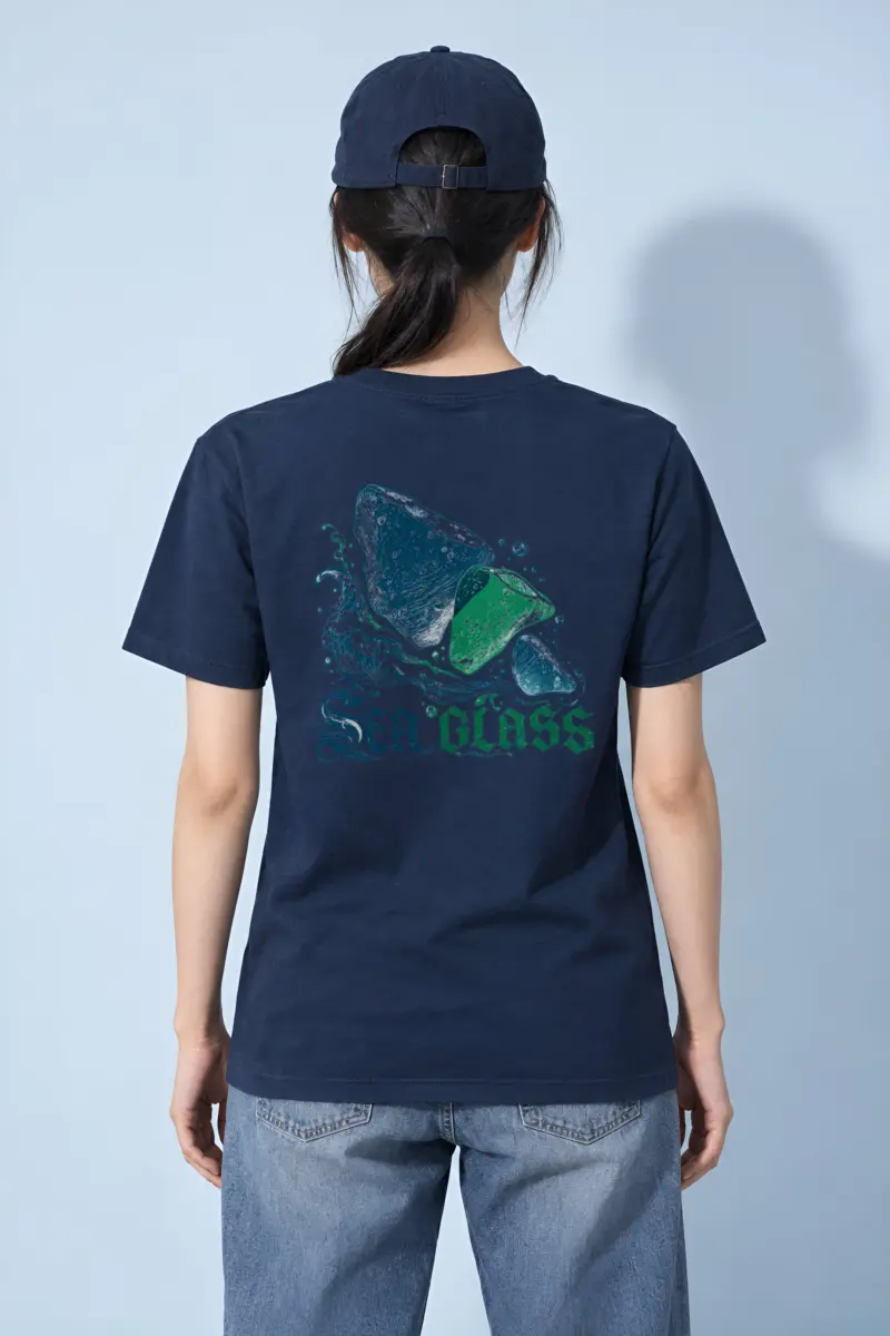 "SEA GLASS" Heavyweight Unisex Crewneck T-shirt