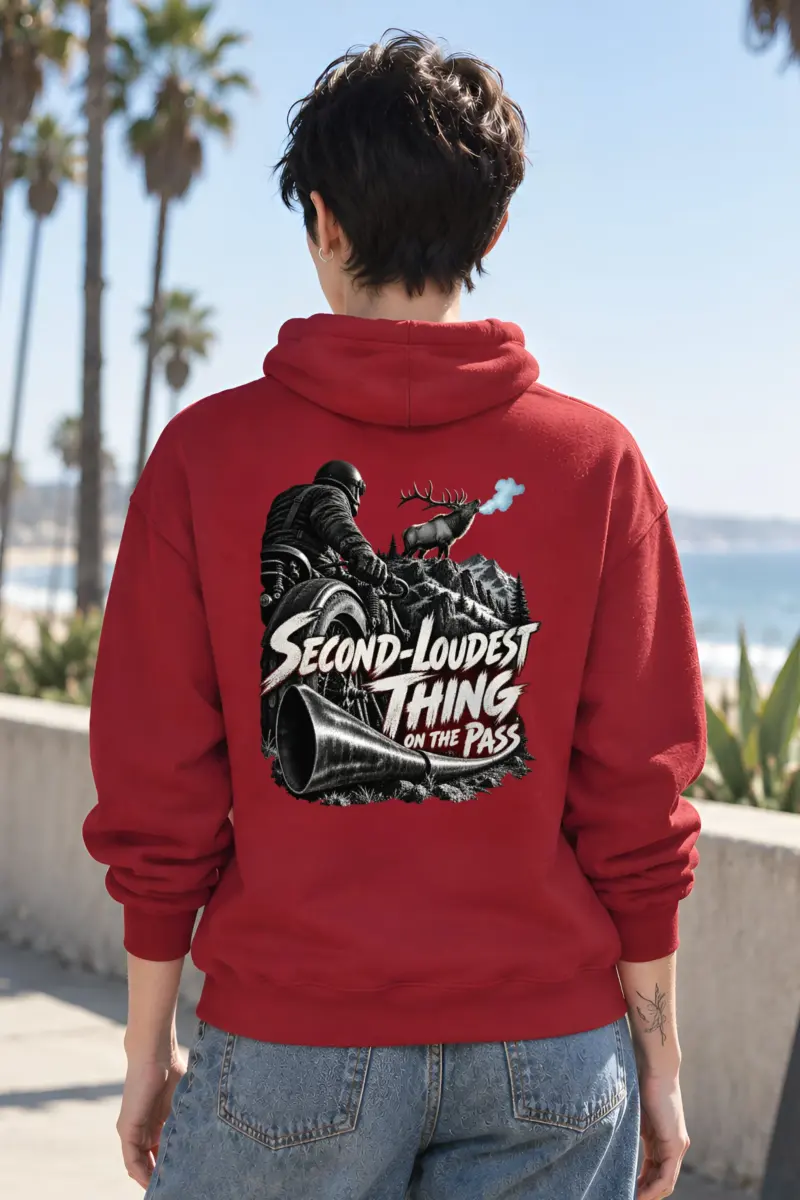 “Second-Loudest On The Pass” Heavy Blend Unisex Pullover Hoodie