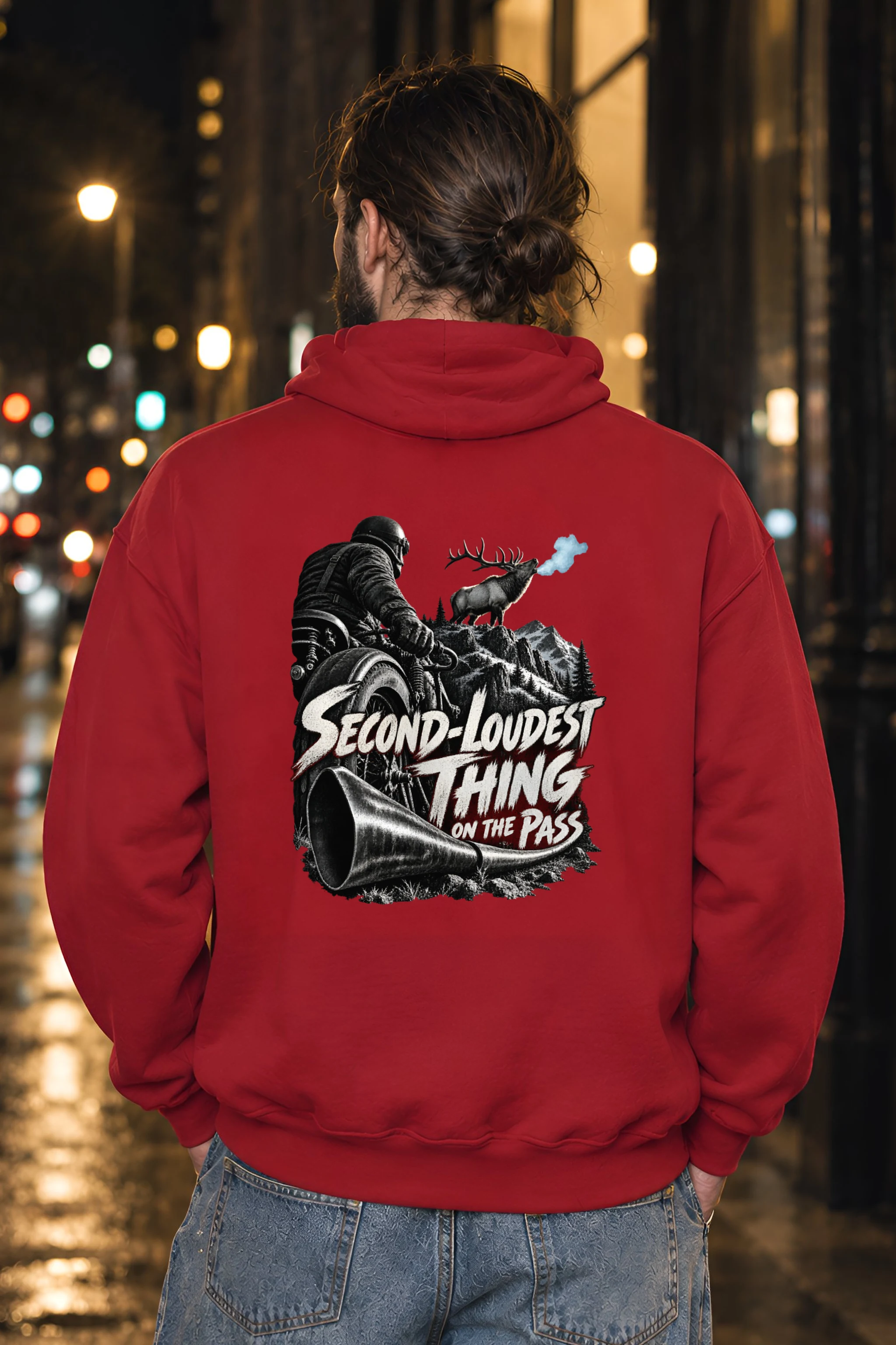 "Second-Loudest On The Pass" Heavy Blend Unisex Pullover Hoodie