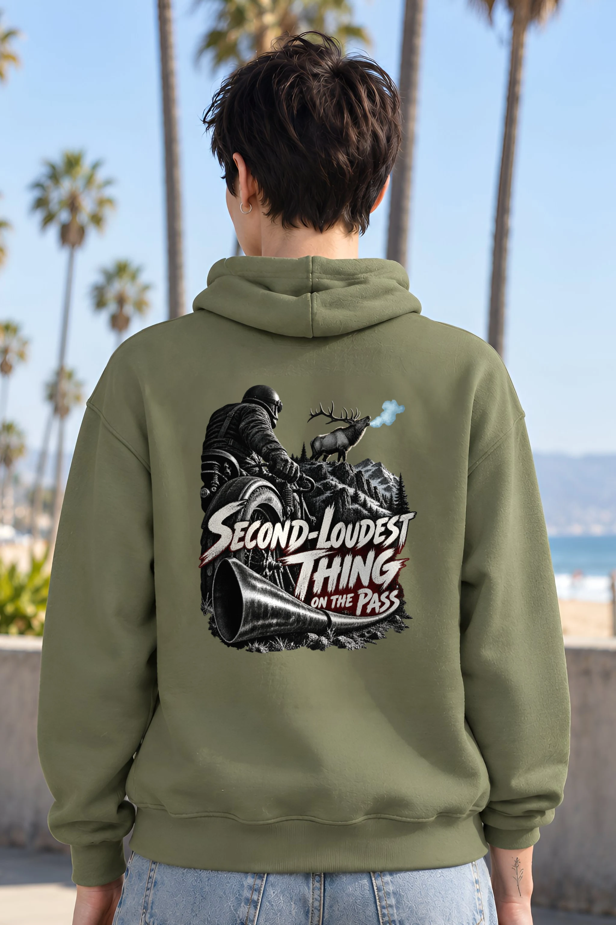 "Second-Loudest On The Pass" 1 Pullover Hoodie
