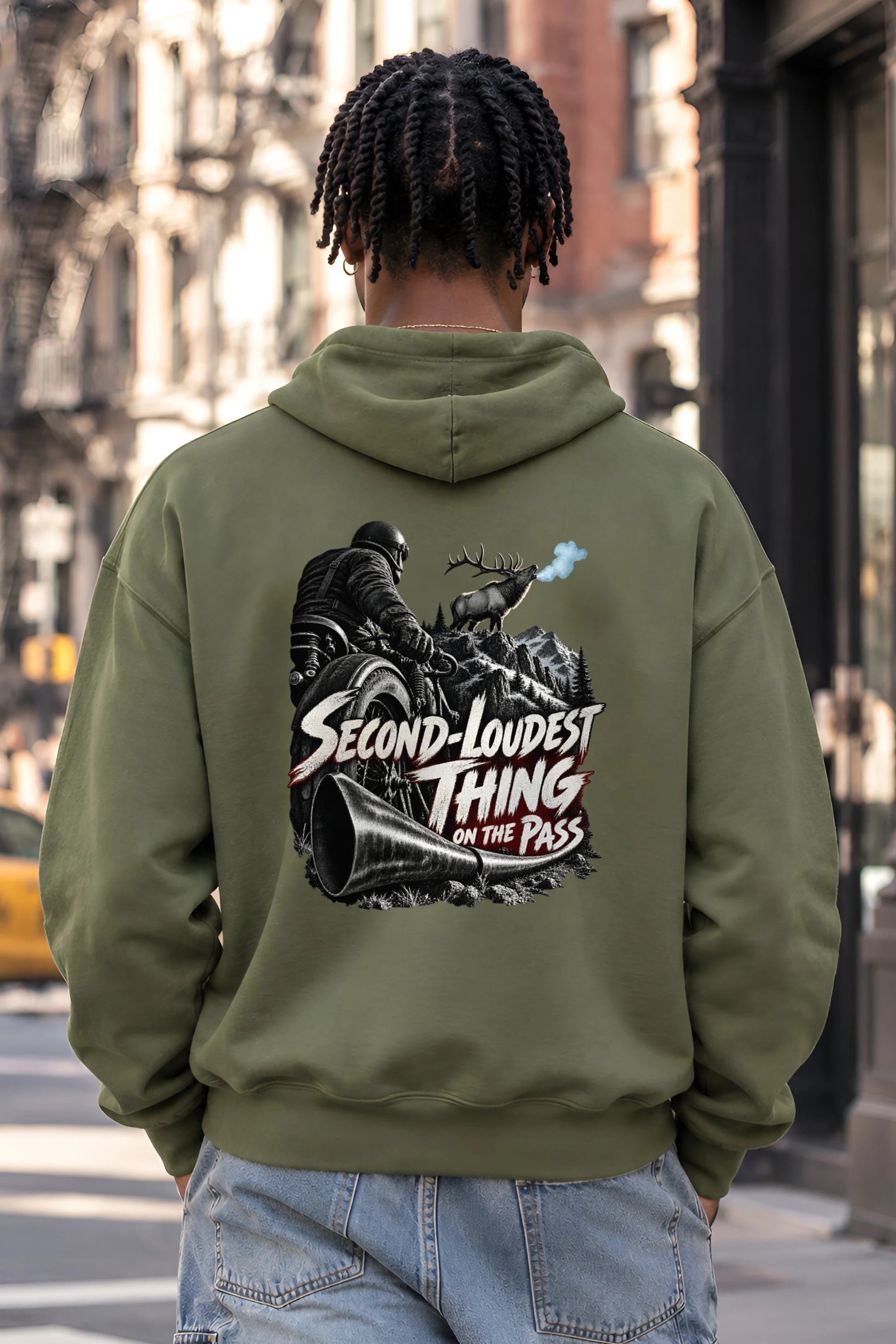 "Second-Loudest On The Pass" Heavy Blend Unisex Pullover Hoodie