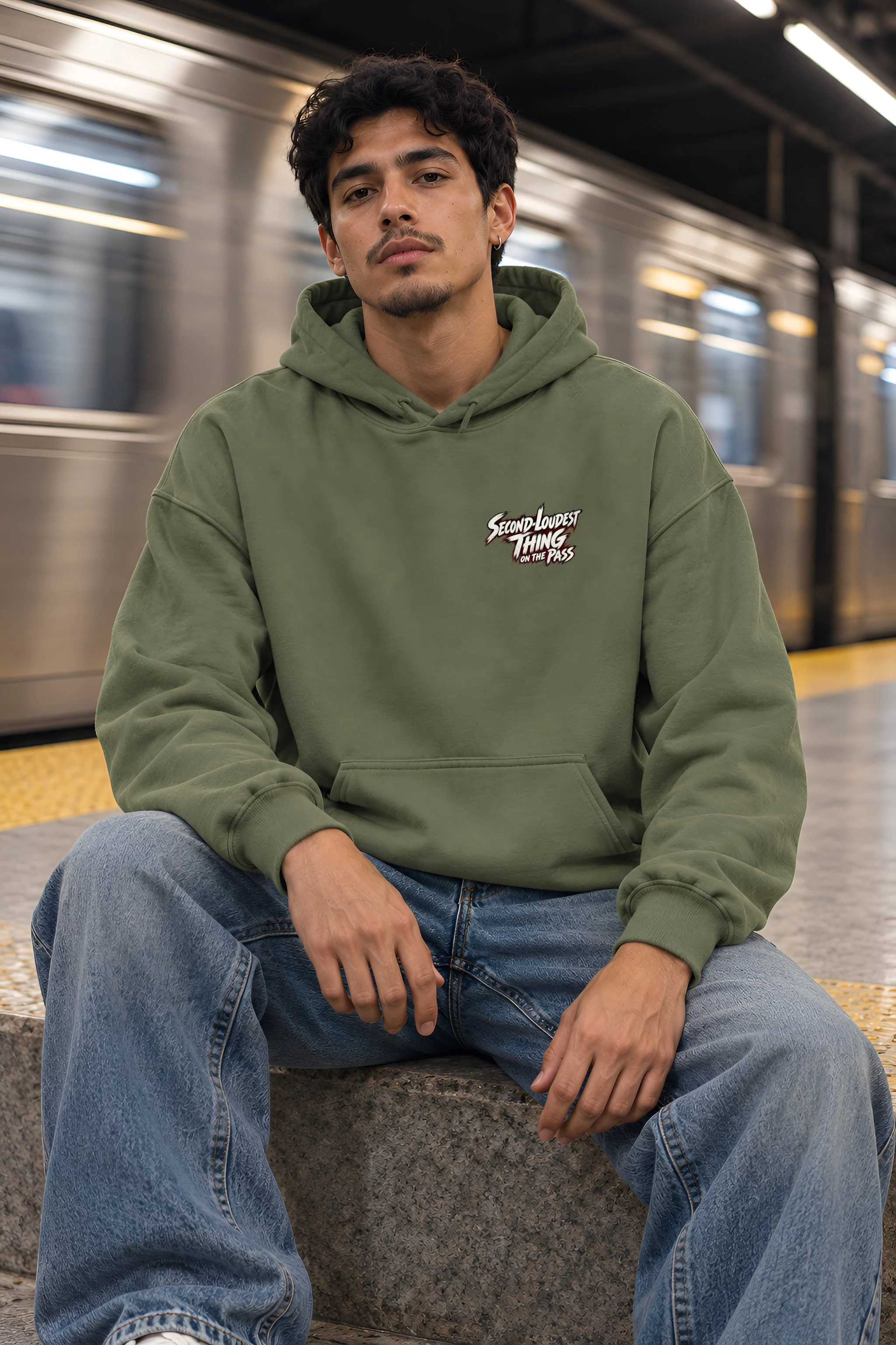 "Second-Loudest On The Pass" Heavy Blend Unisex Pullover Hoodie