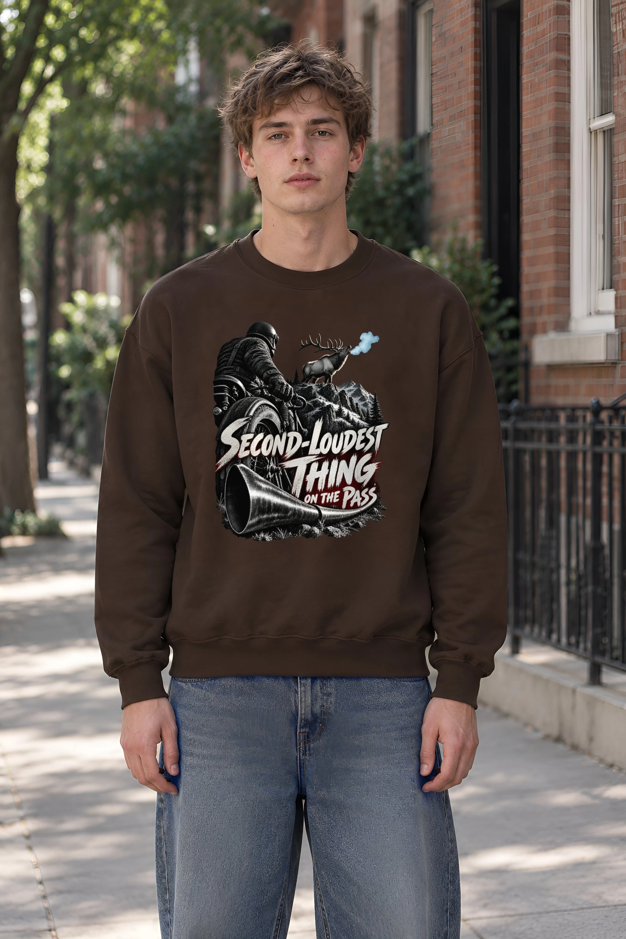 "Second-Loudest Thing on the Pass" 1 Crewneck Sweatshirt
