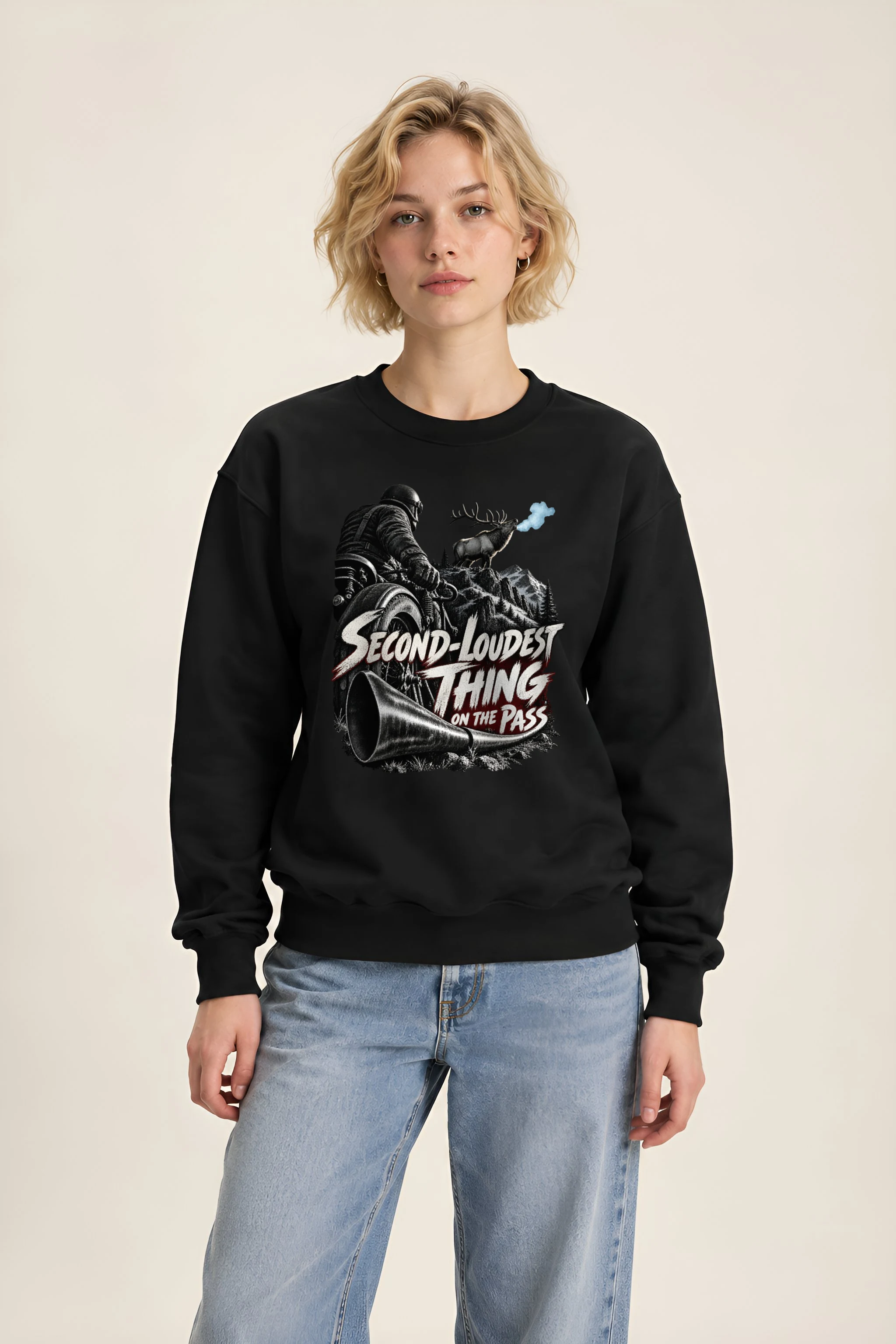 "Second-Loudest Thing on the Pass" 1 Crewneck Sweatshirt