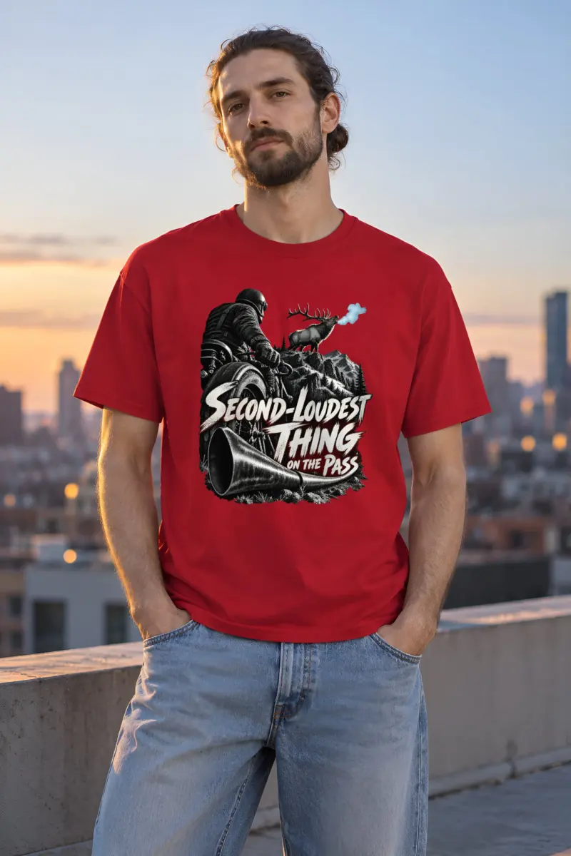 "Second-Loudest Thing on the Pass" Heavyweight Unisex Crewneck T-shirt