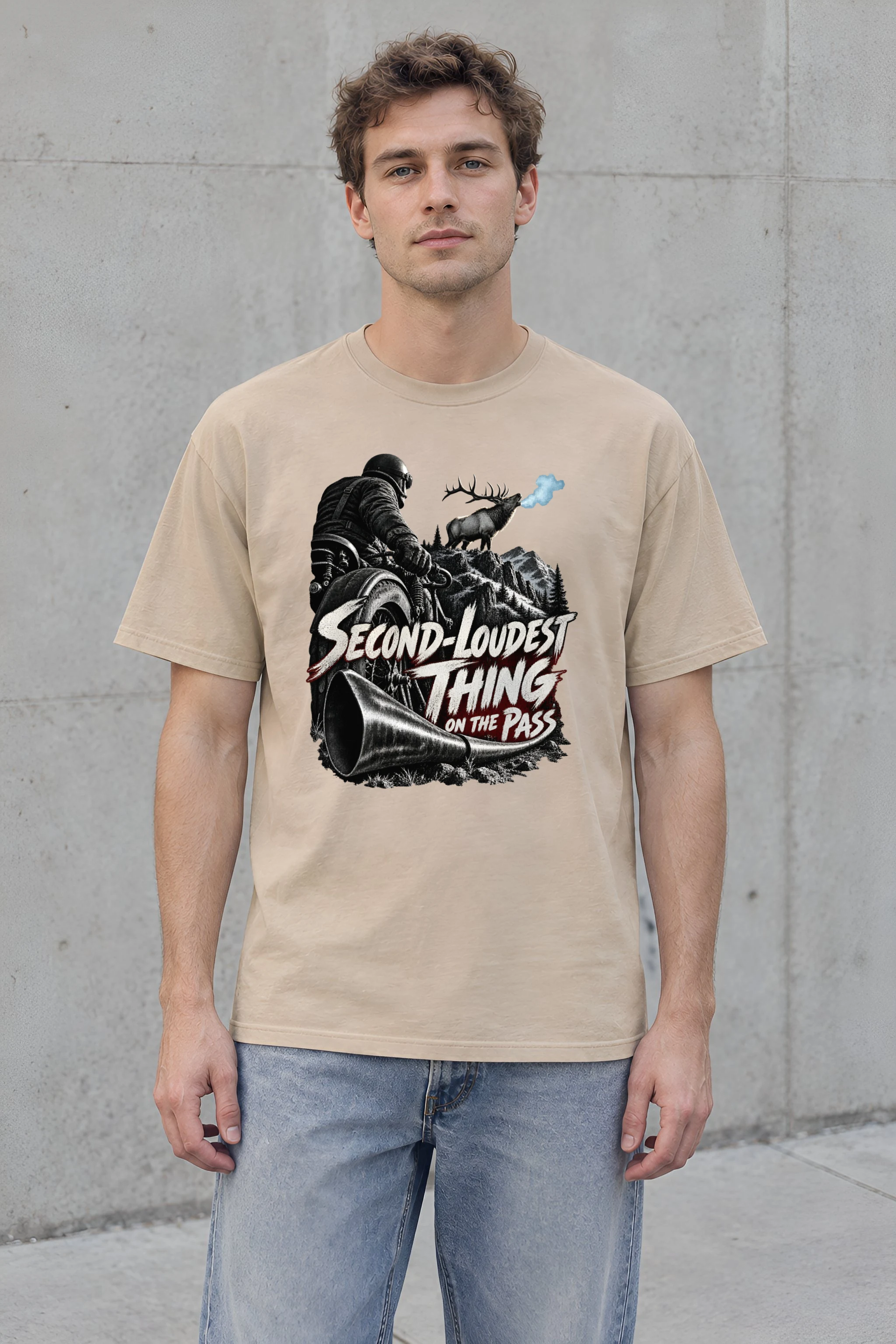 "Second-Loudest Thing on the Pass" Heavyweight Unisex Crewneck T-shirt