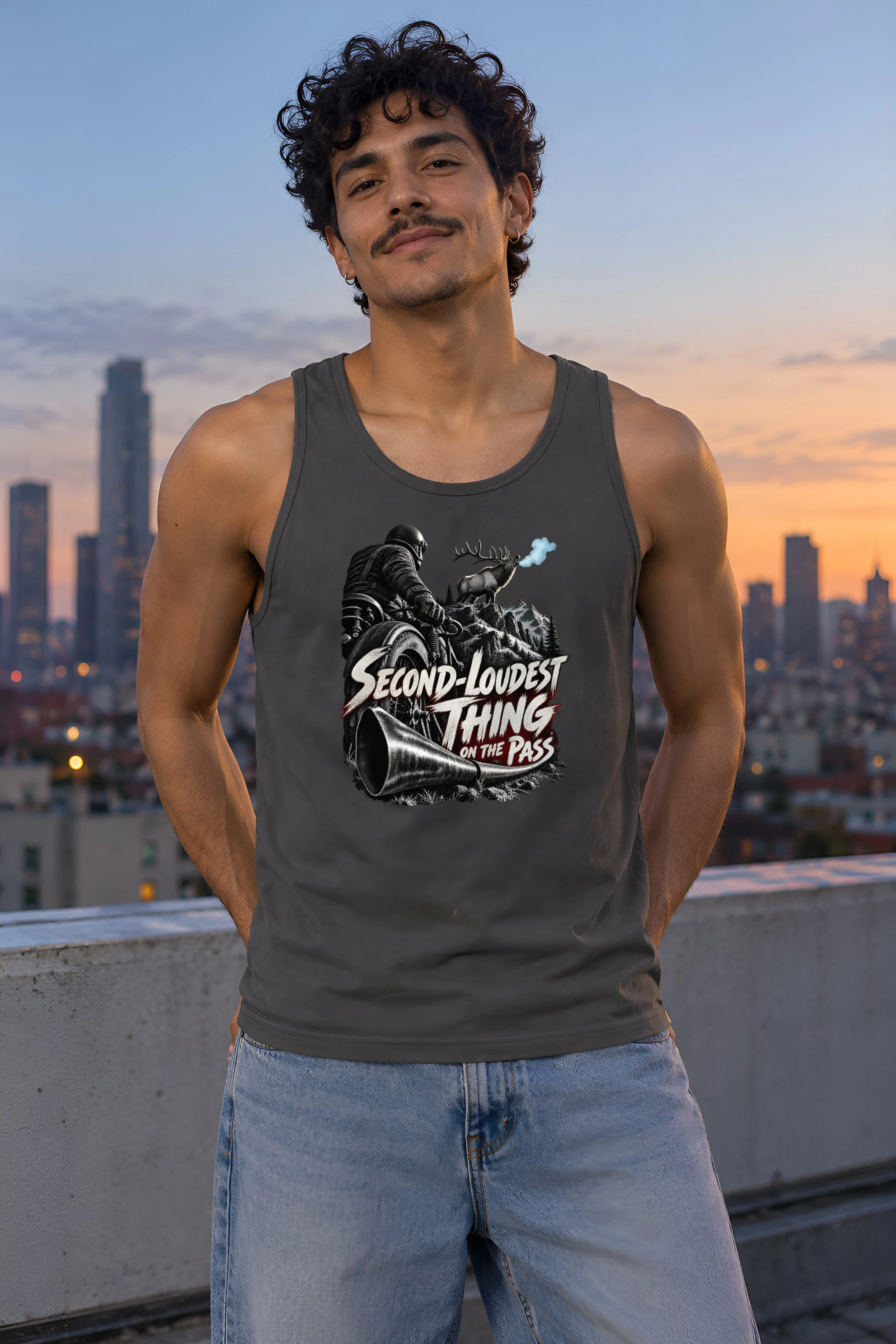 "Second-Loudest Thing On The Pass" Unisex Jersey Tank