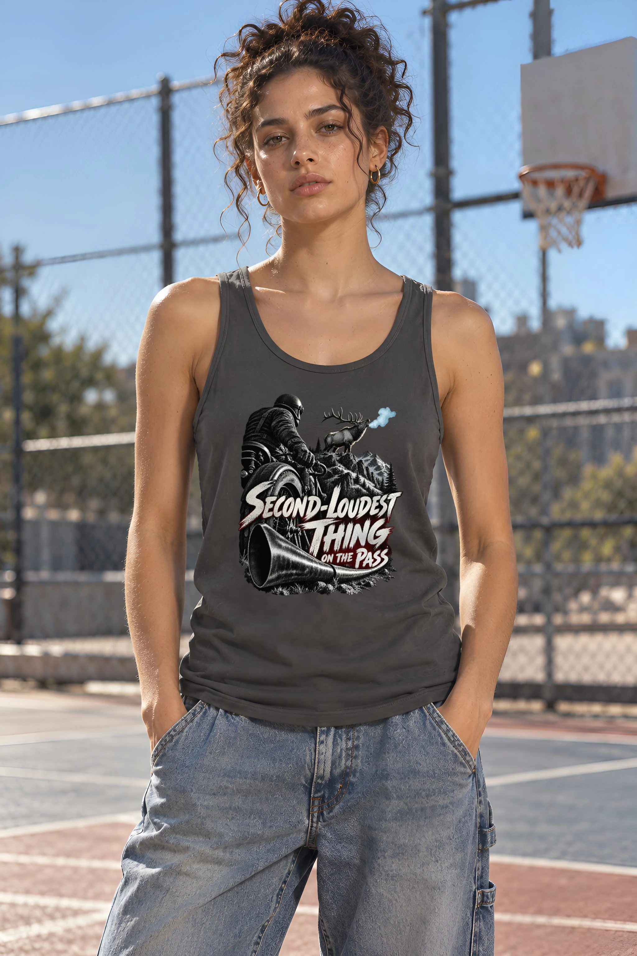 "Second-Loudest Thing On The Pass" Unisex Jersey Tank