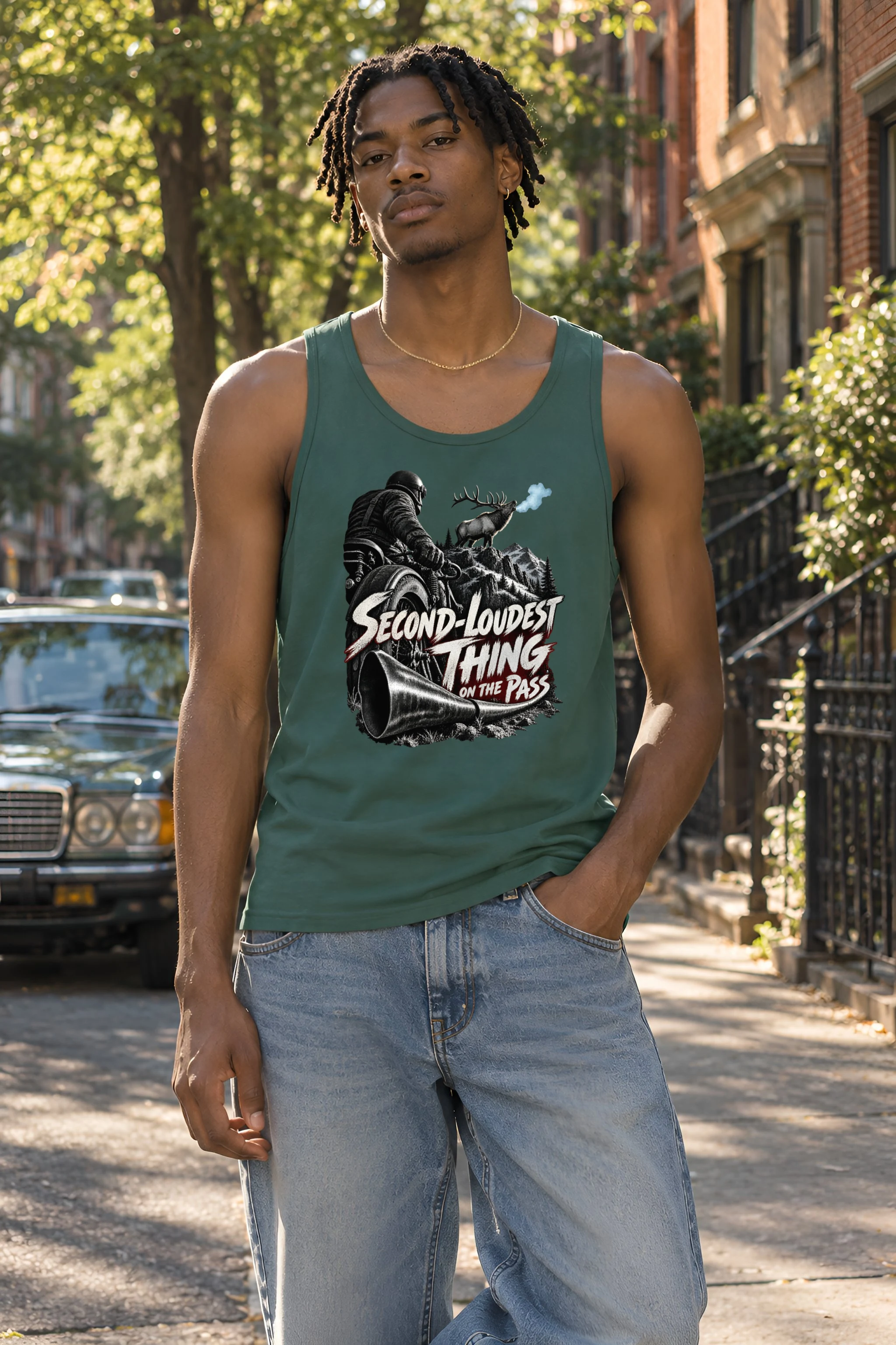 "Second-Loudest Thing On The Pass" Unisex Jersey Tank
