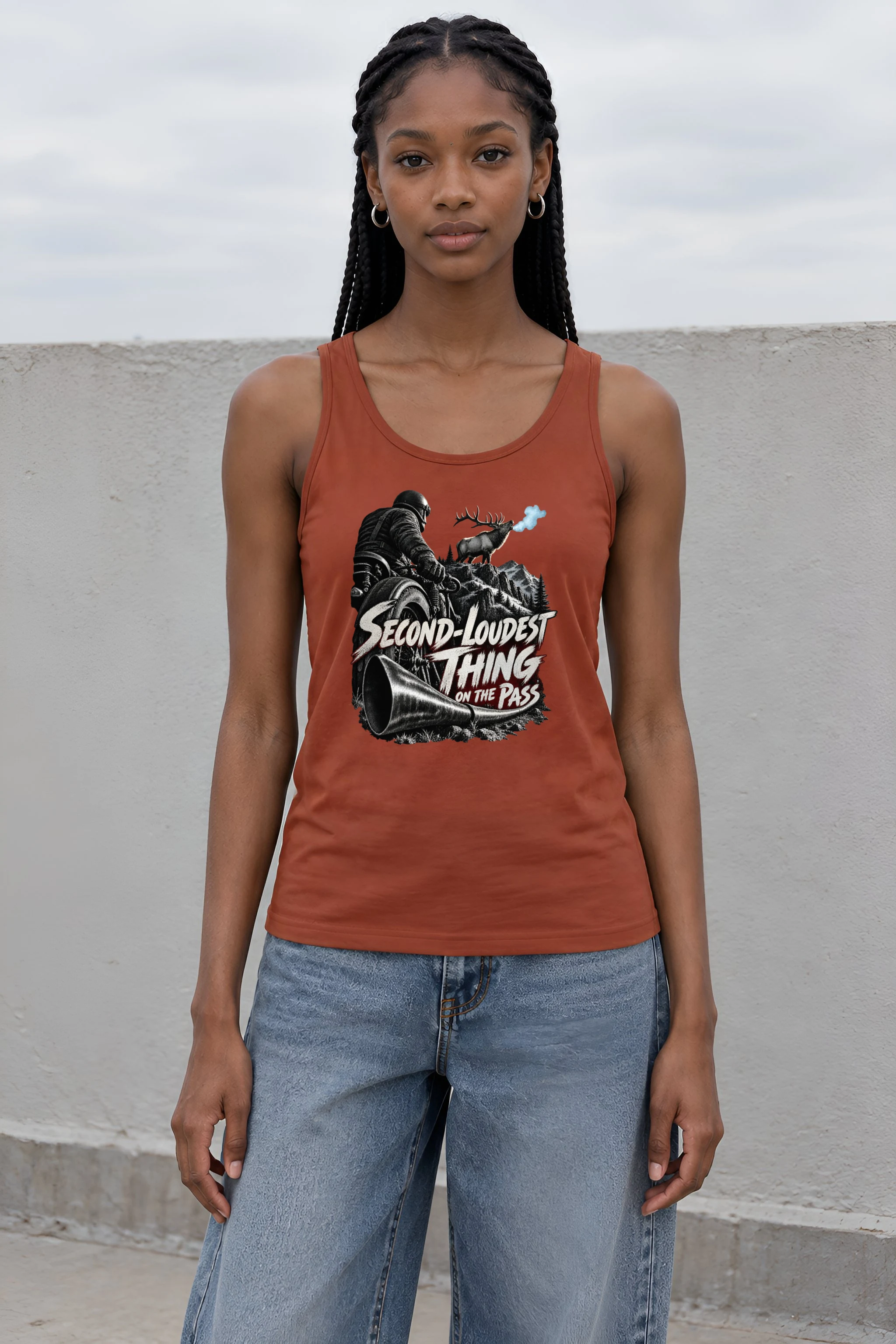 "Second-Loudest Thing On The Pass" Unisex Jersey Tank