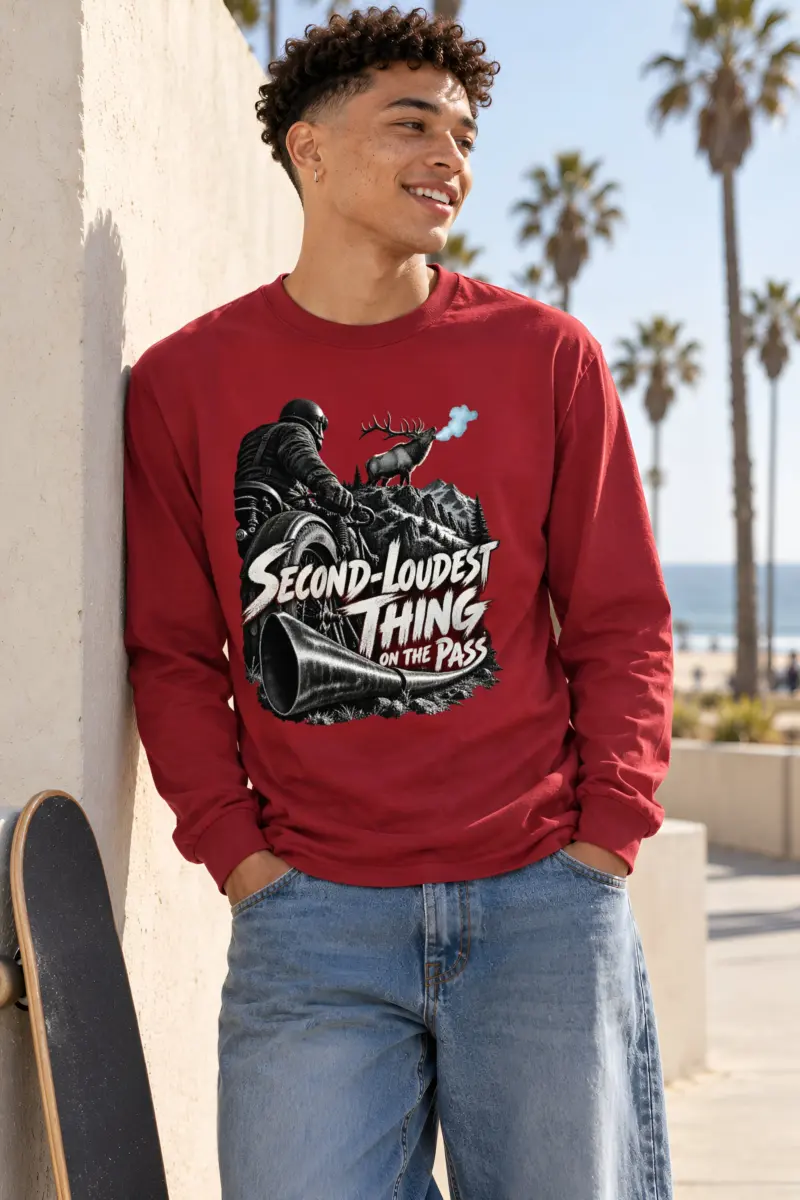 “Second-Loudest Thing on the Pass” Unisex Longsleeve T-shirt