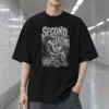 "Second Reading" Men's Oversized Heavyweight Crewneck T-Shirt