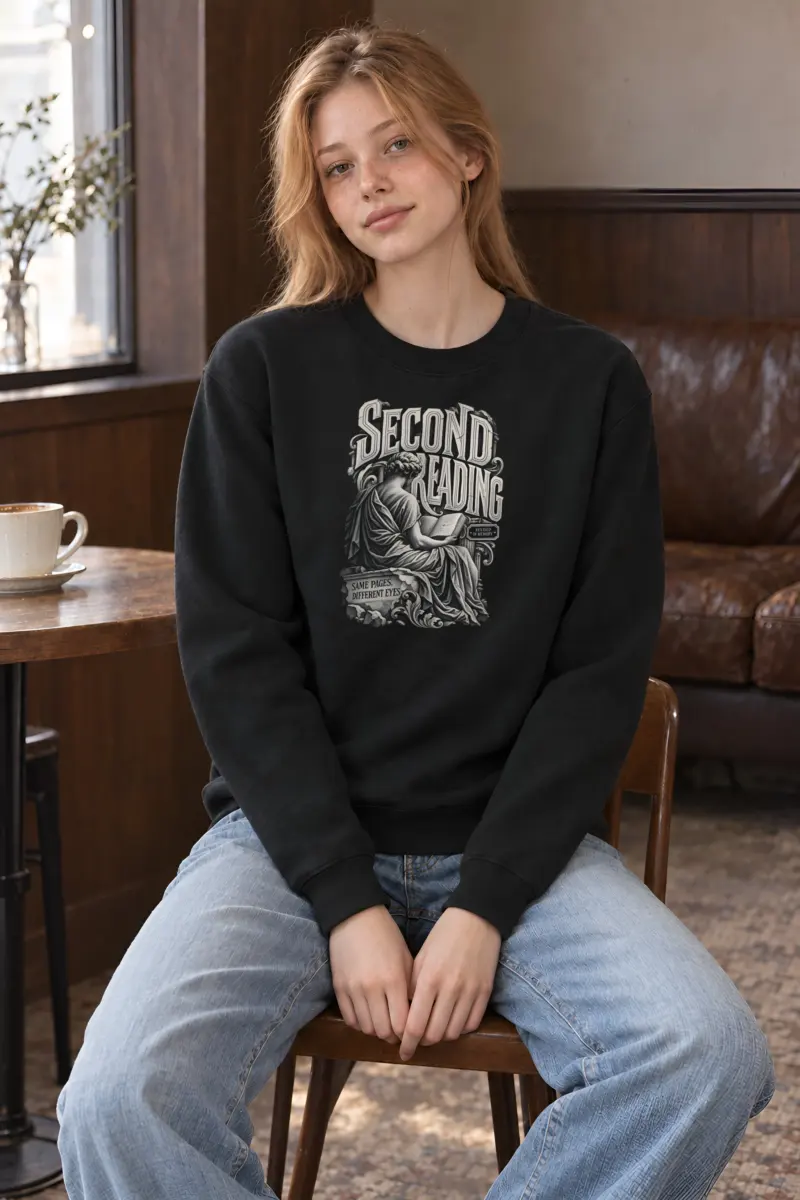 "Second Reading Revised" Heavy Blend Unisex Crewneck Sweatshirt