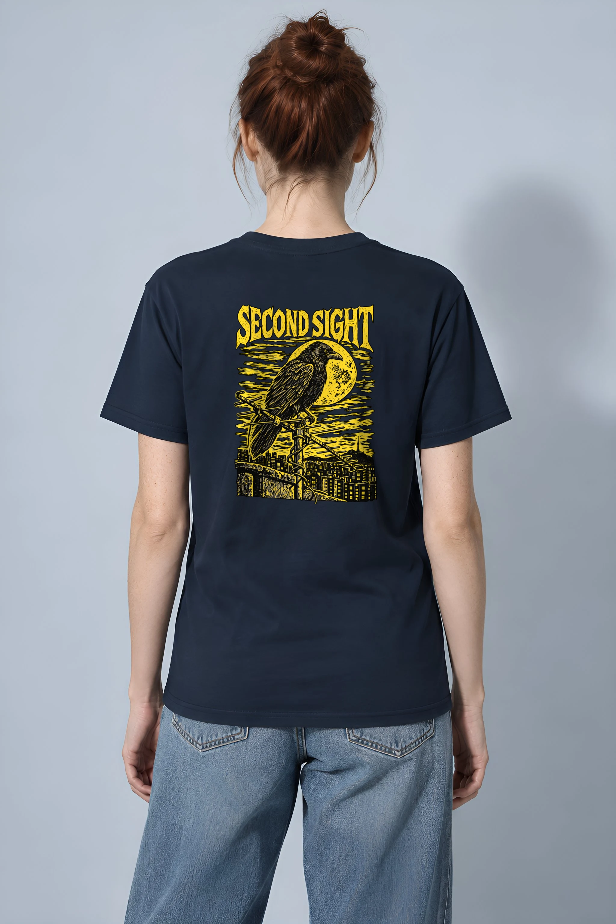 "Second Sight" Heavyweight Unisex Crewneck T-shirt