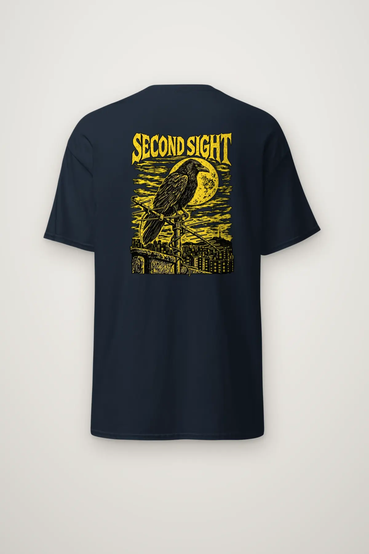 "Second Sight" Heavyweight Unisex Crewneck T-shirt