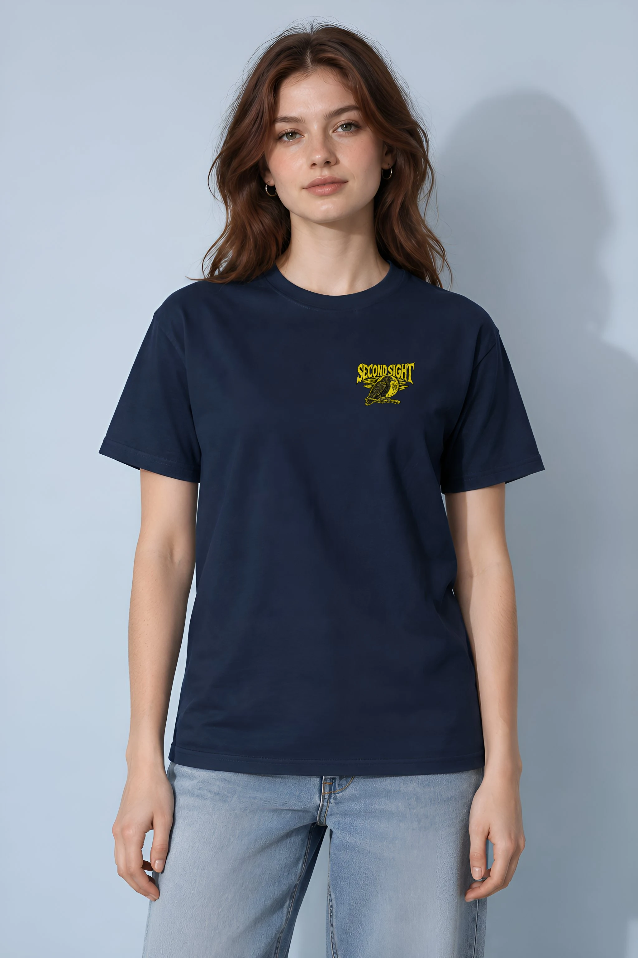 "Second Sight" Heavyweight Unisex Crewneck T-shirt