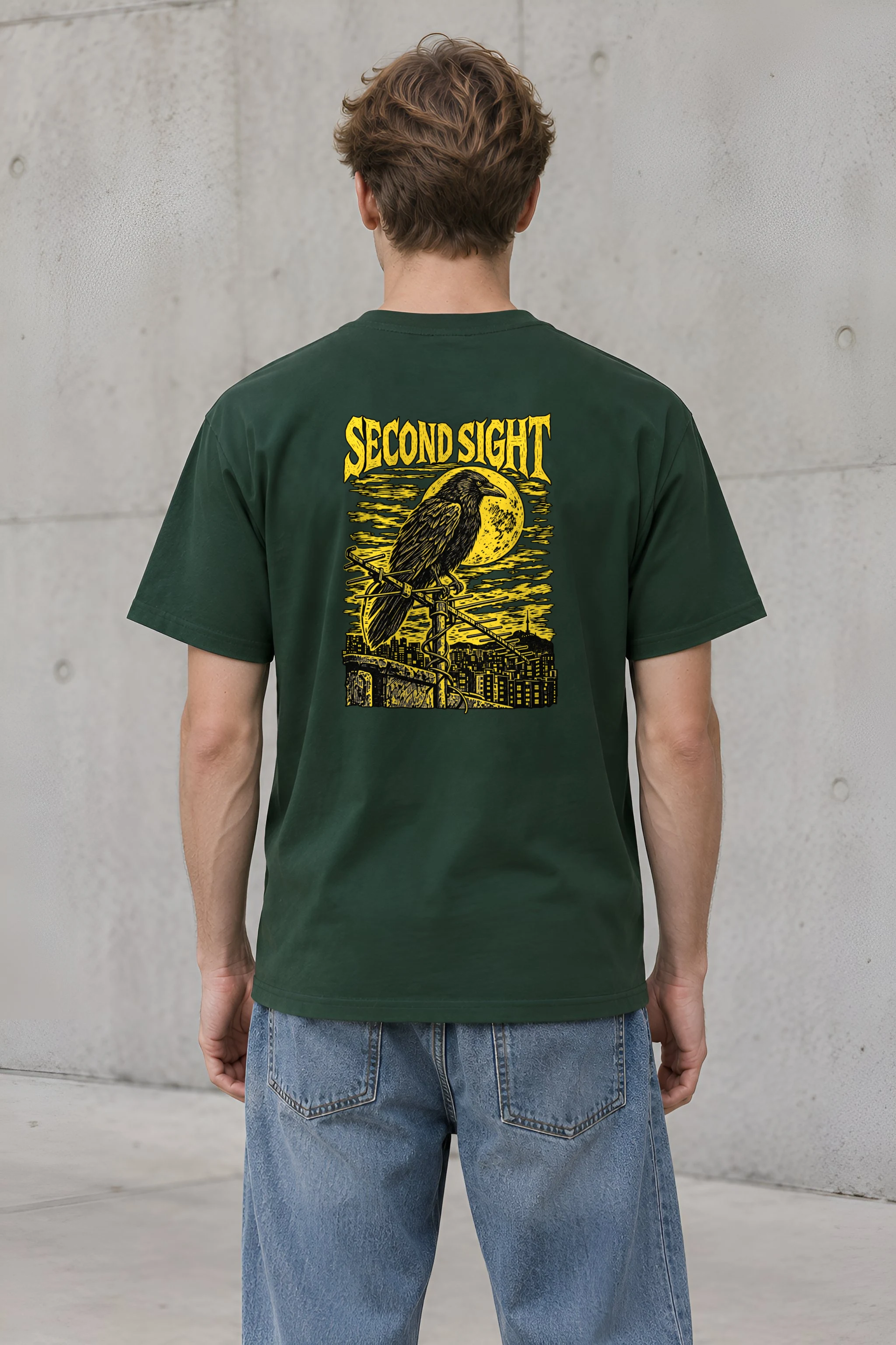 "Second Sight" Heavyweight Unisex Crewneck T-shirt
