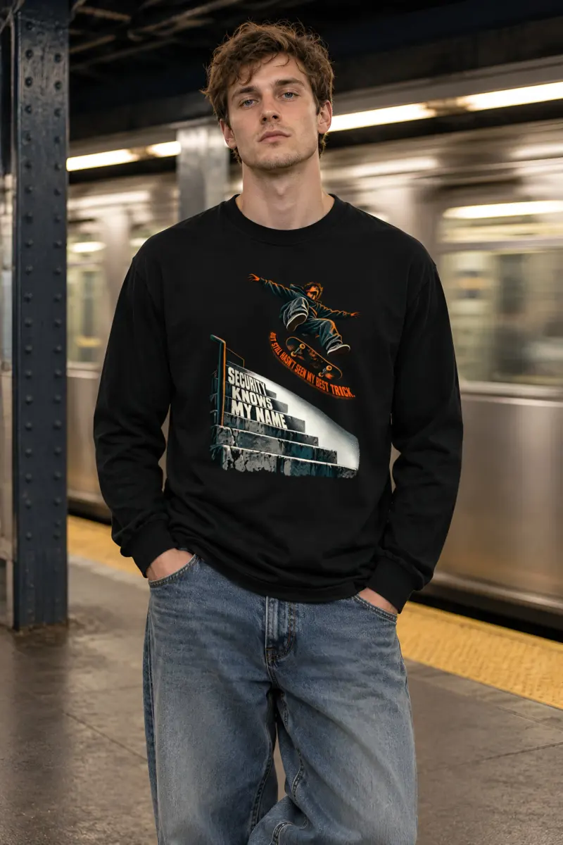 “Security Knows My Name” Unisex Longsleeve T-shirt