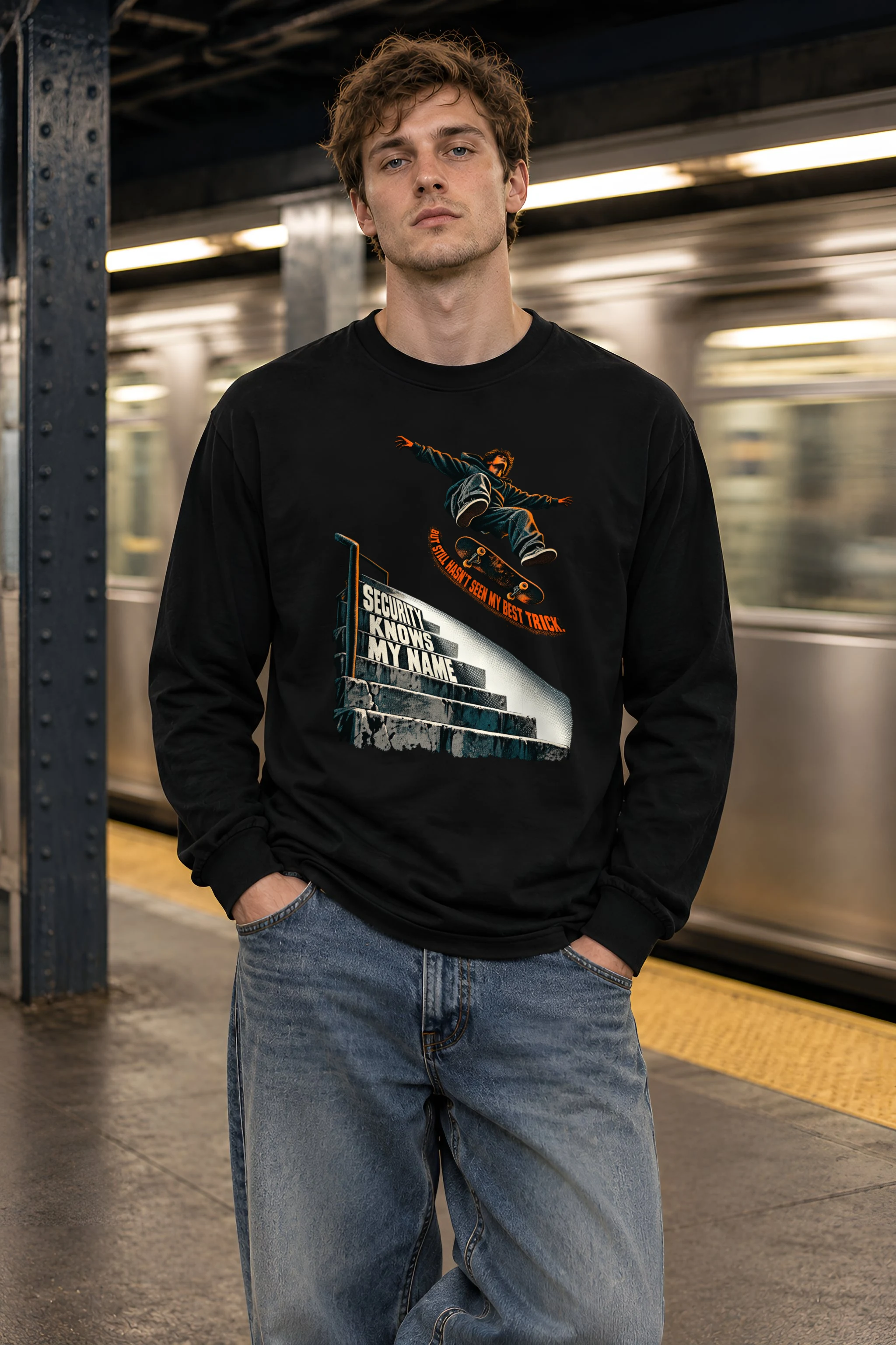 "Security Knows My Name" Unisex Longsleeve T-shirt