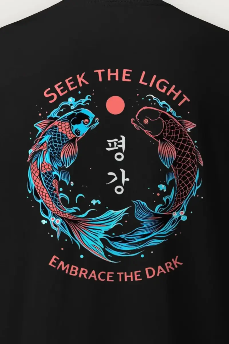 "Seek The Light" Heavyweight Unisex Crewneck T-shirt