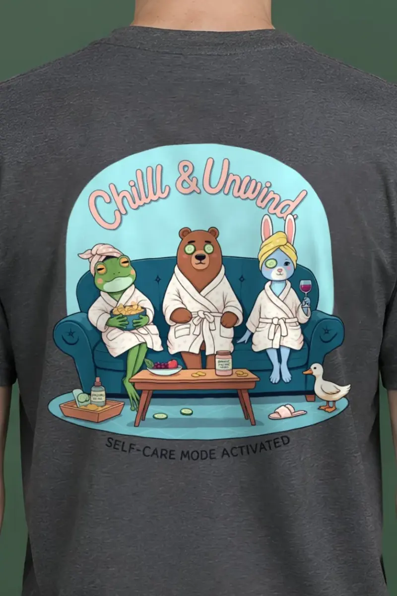 "Self-Care Mode" Heavyweight Unisex Crewneck T-shirt