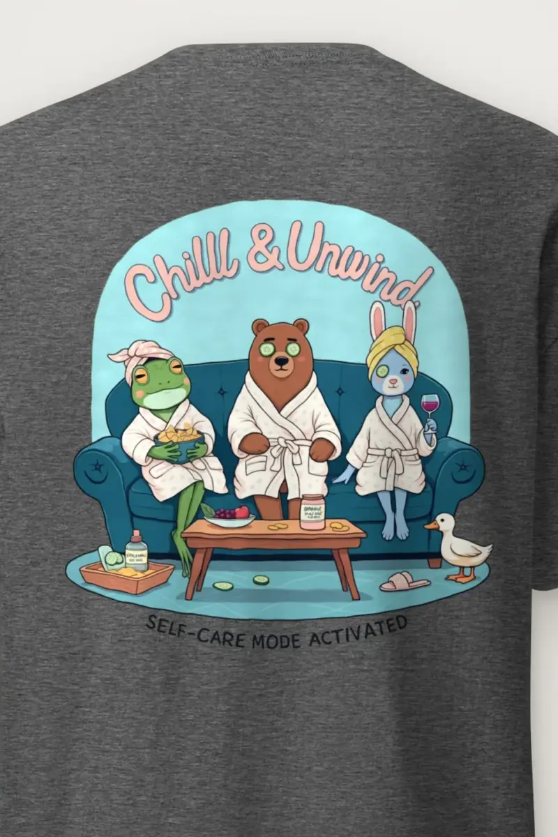 "Self-Care Mode" Heavyweight Unisex Crewneck T-shirt