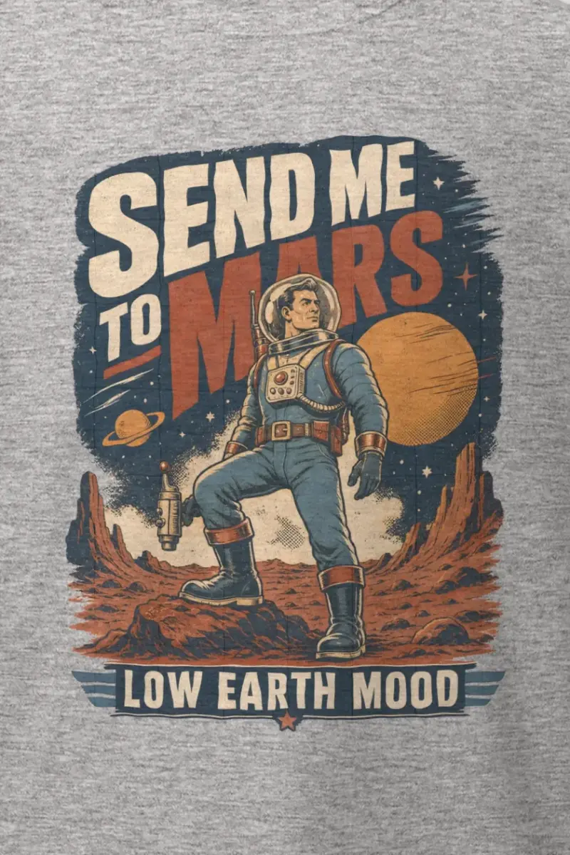 "Send me to mars" Heavyweight Unisex Crewneck T-shirt