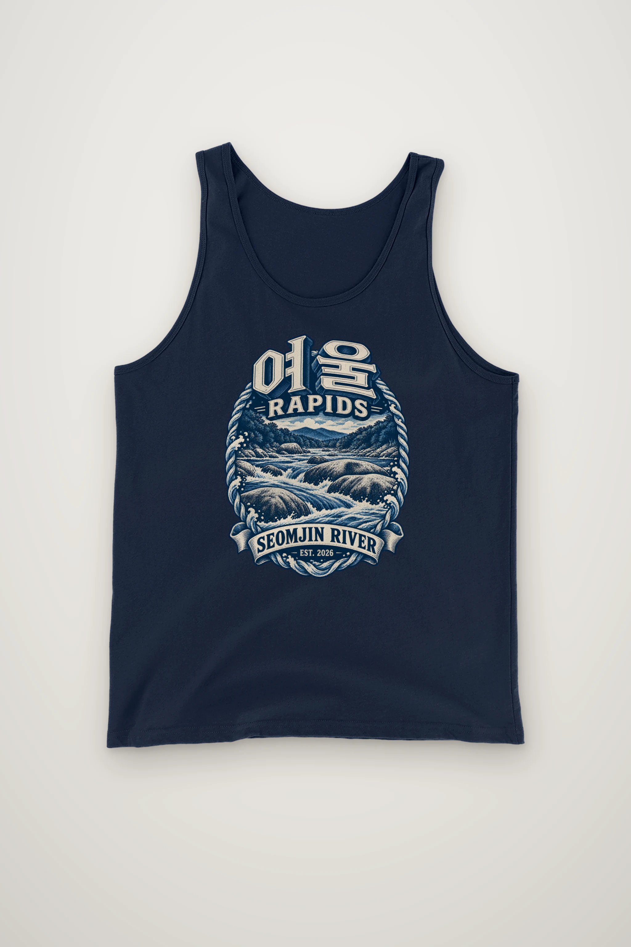 "Seomjin Rapids Crest" Unisex Jersey Tank